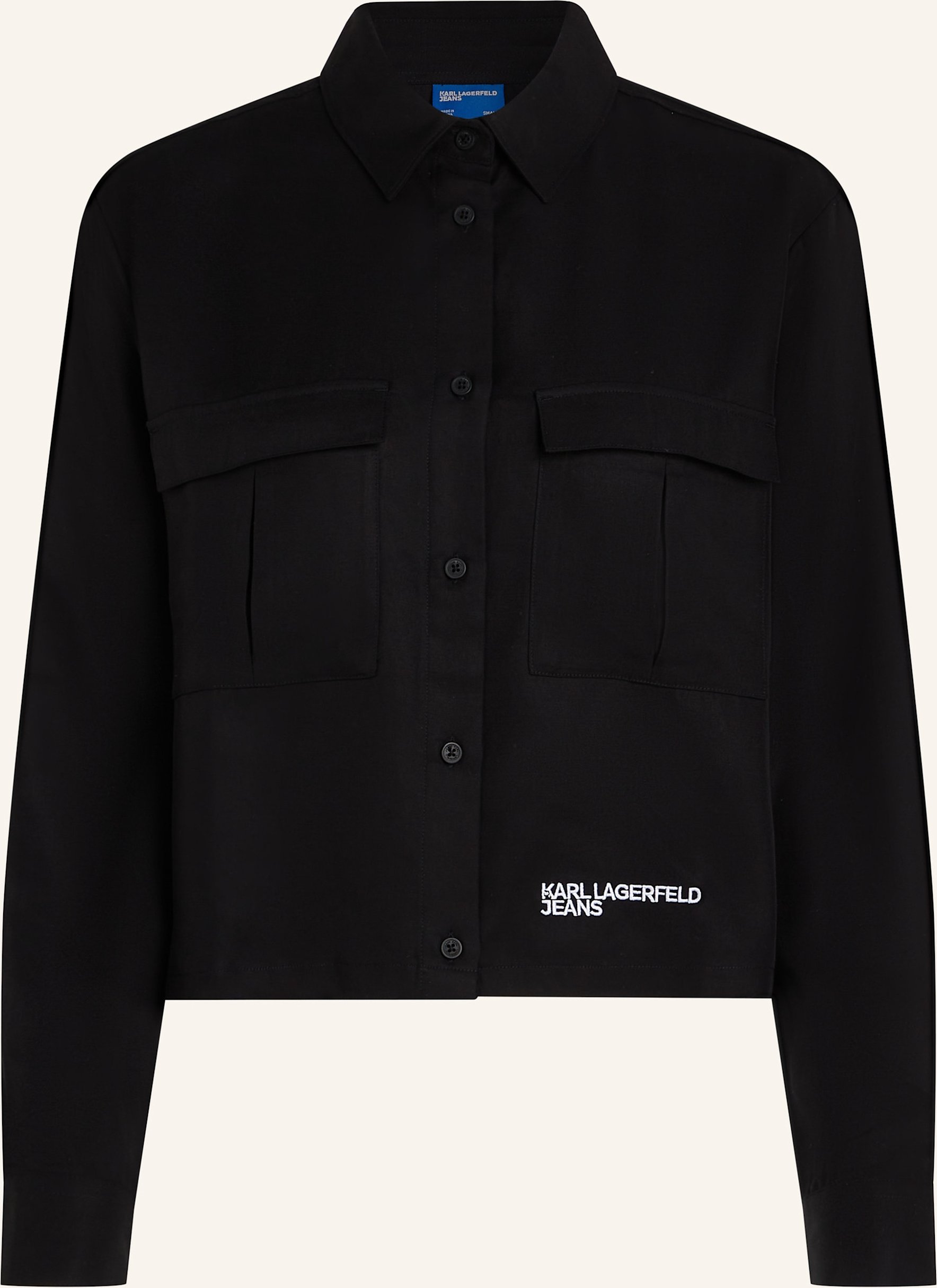 Karl Lagerfeld Jeans Bluse schwarz