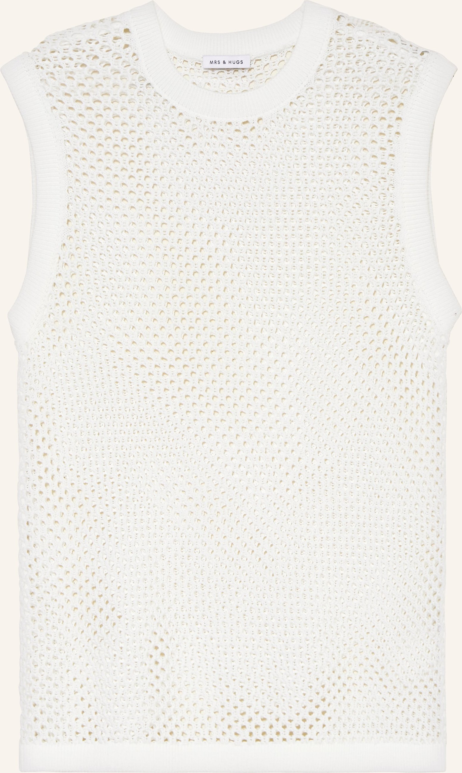 Mrs & Hugs Stricktop weiss