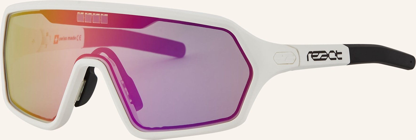 React Multisportbrille Rev weiss
