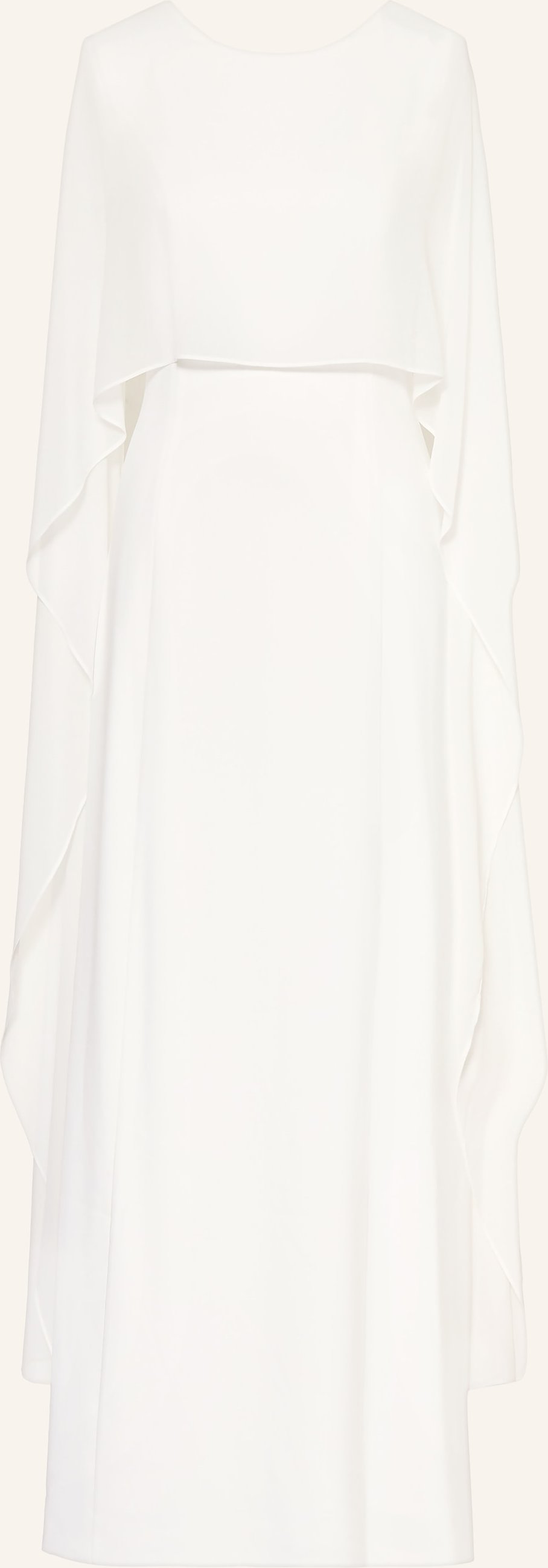 Apart Abendkleid Im Materialmix weiss