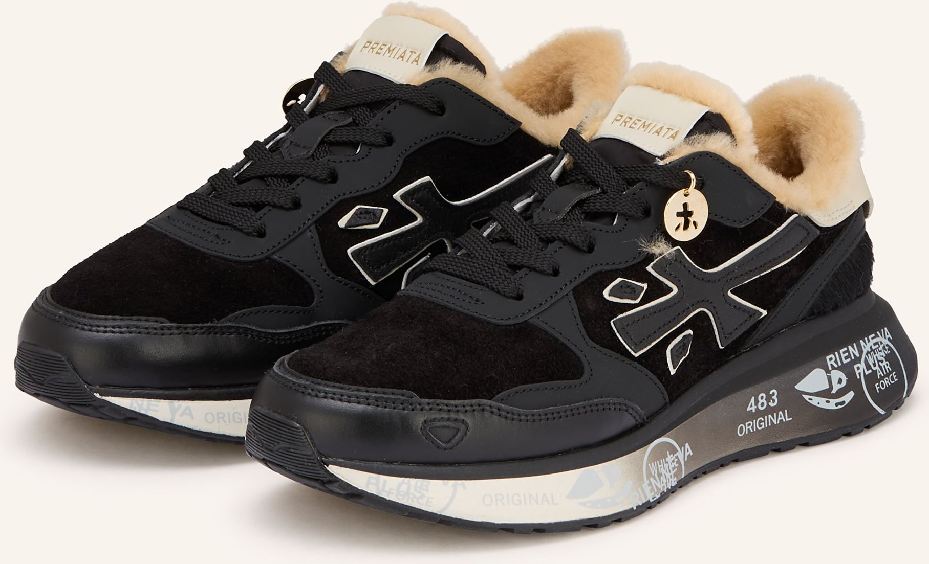 Premiata Sneaker Lauryn schwarz