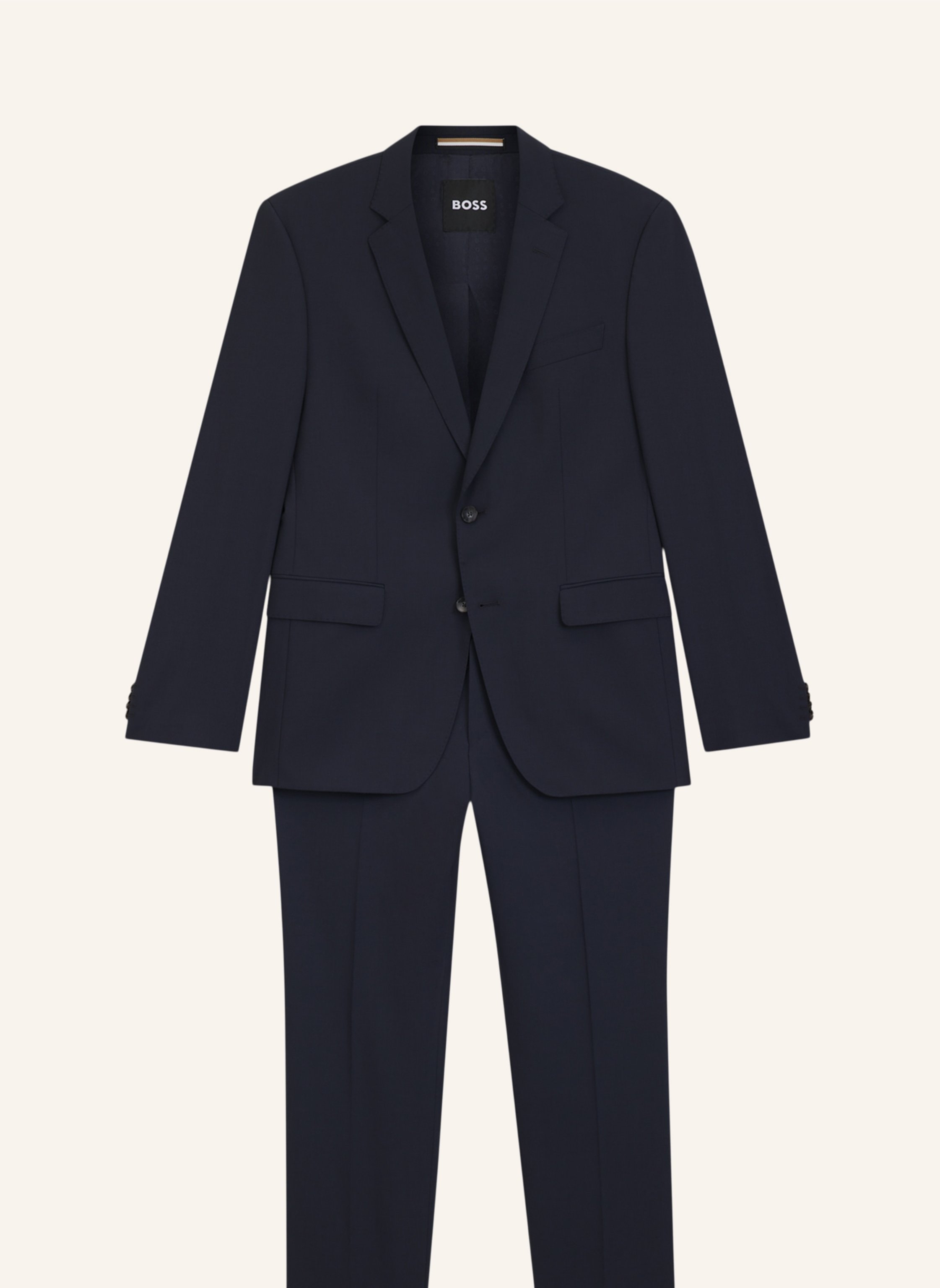 Boss Business Anzug H-Huge-2pcs-224 Slim Fit blau