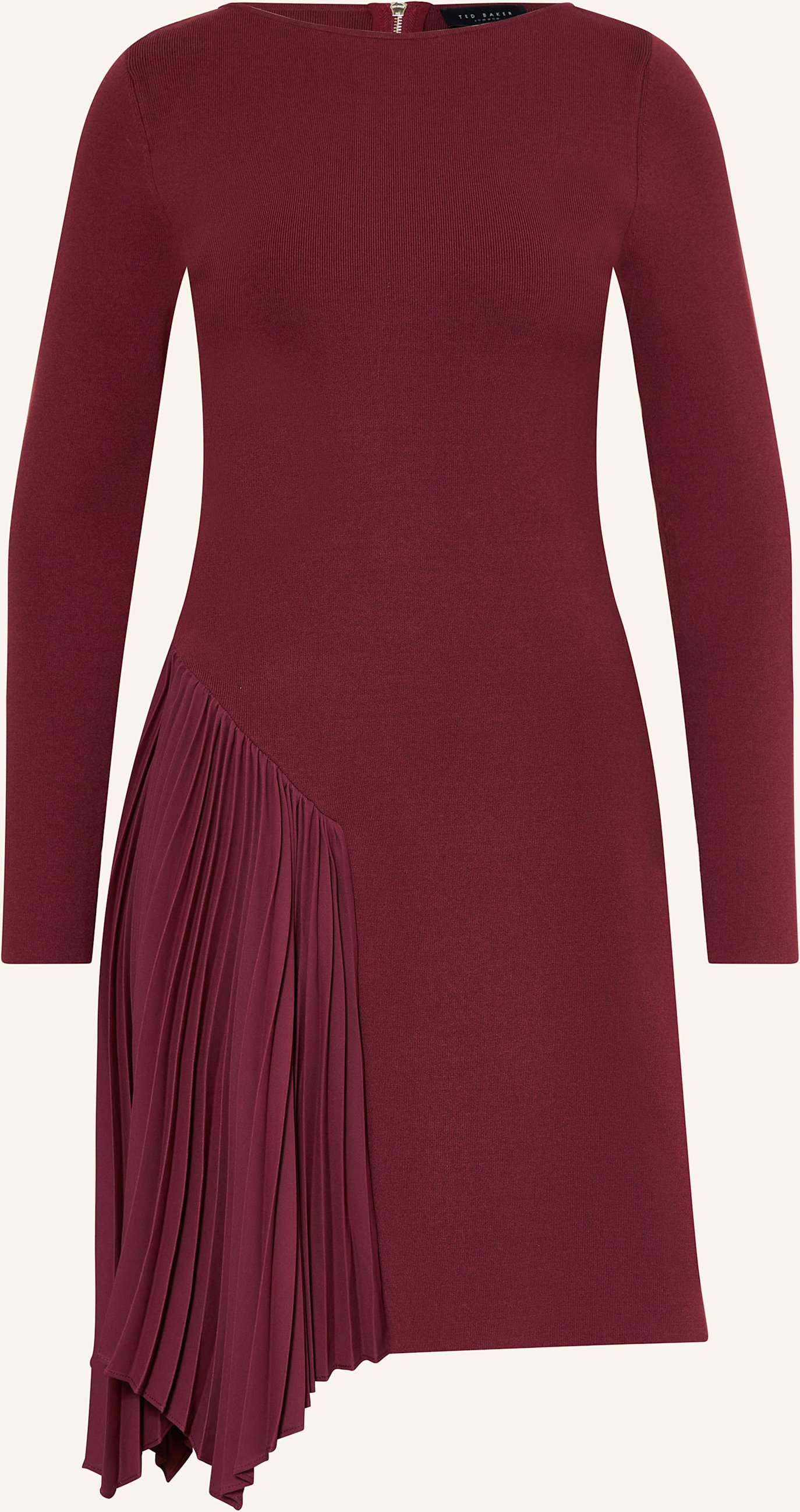 Ted Baker Cocktailkleid Nalree Mit Plissees rot