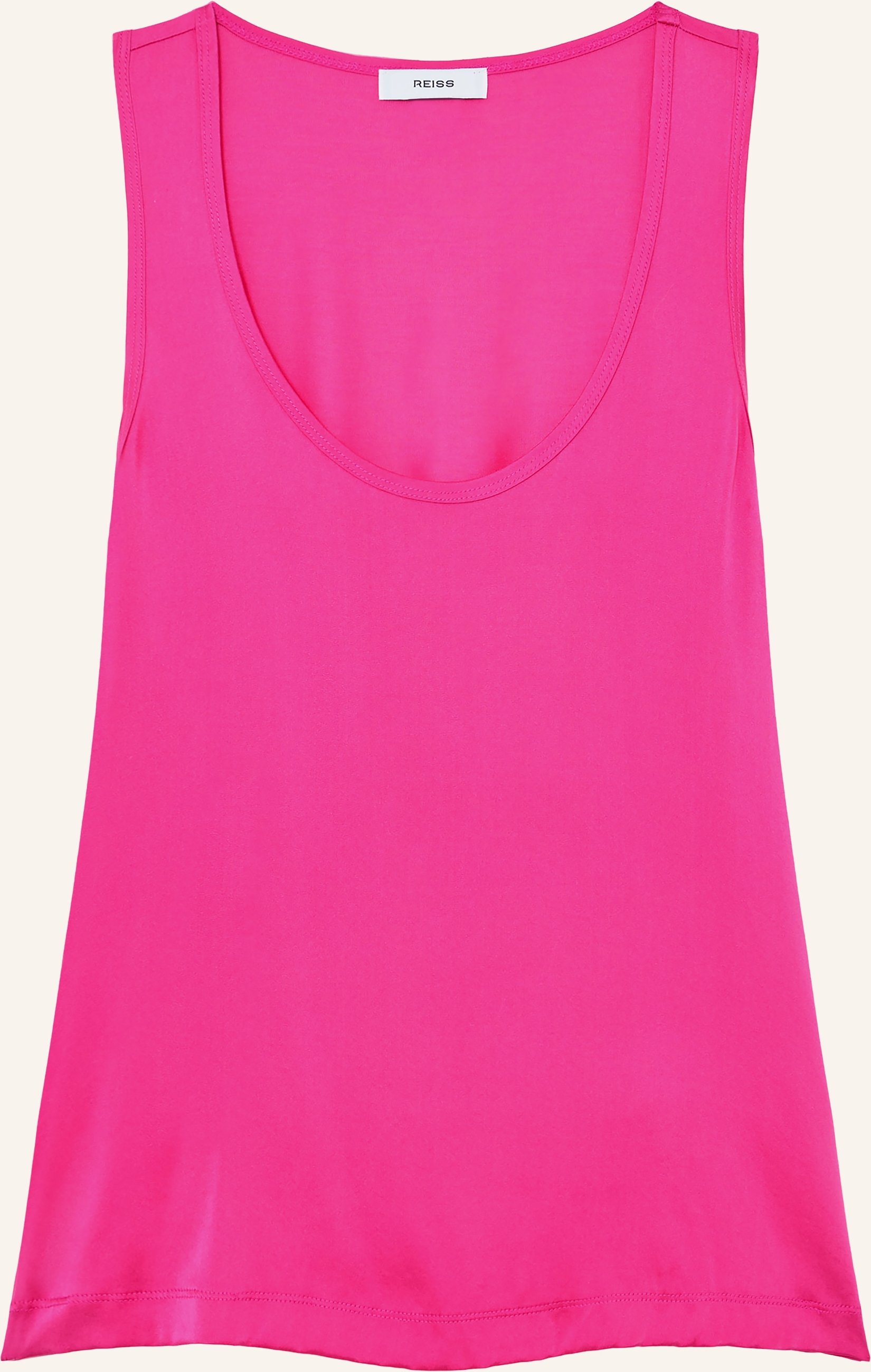 Reiss Top Ruby Im Materialmix pink
