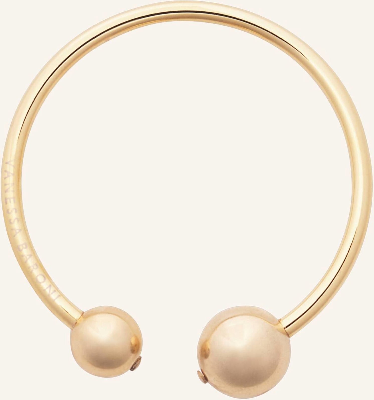 Vanessa Baroni Armband Beads Bangle Gold By Glambou gold