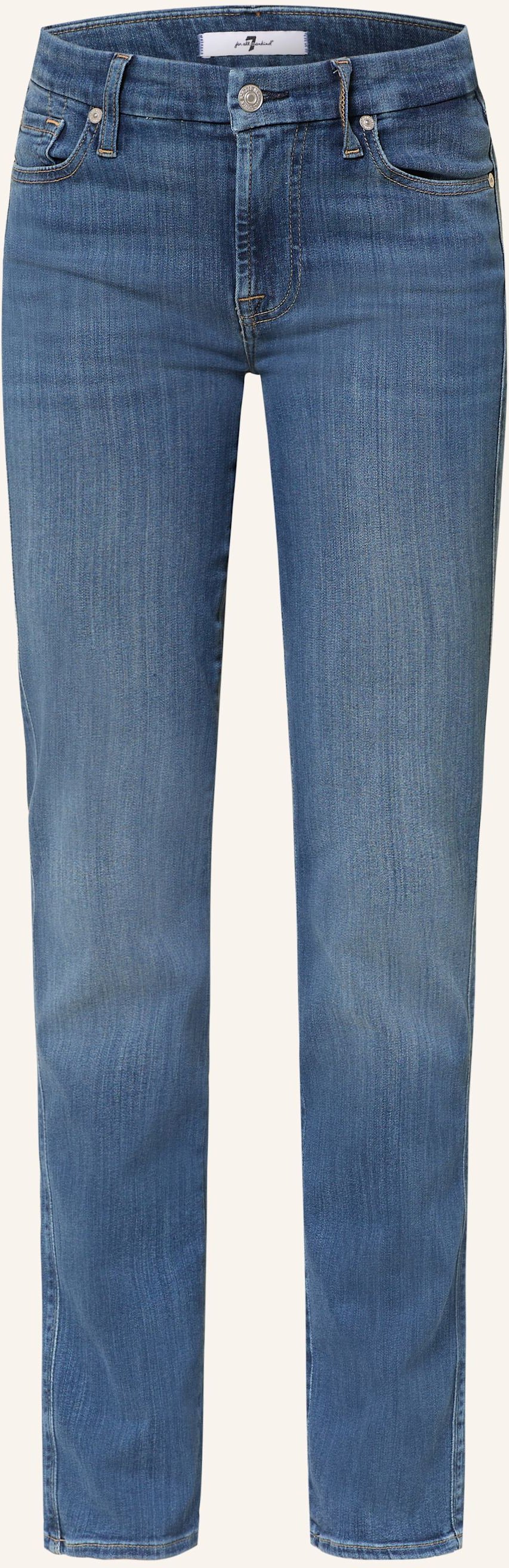 Thumbnail - 7 For All Mankind Straight Jeans Kimmie blau