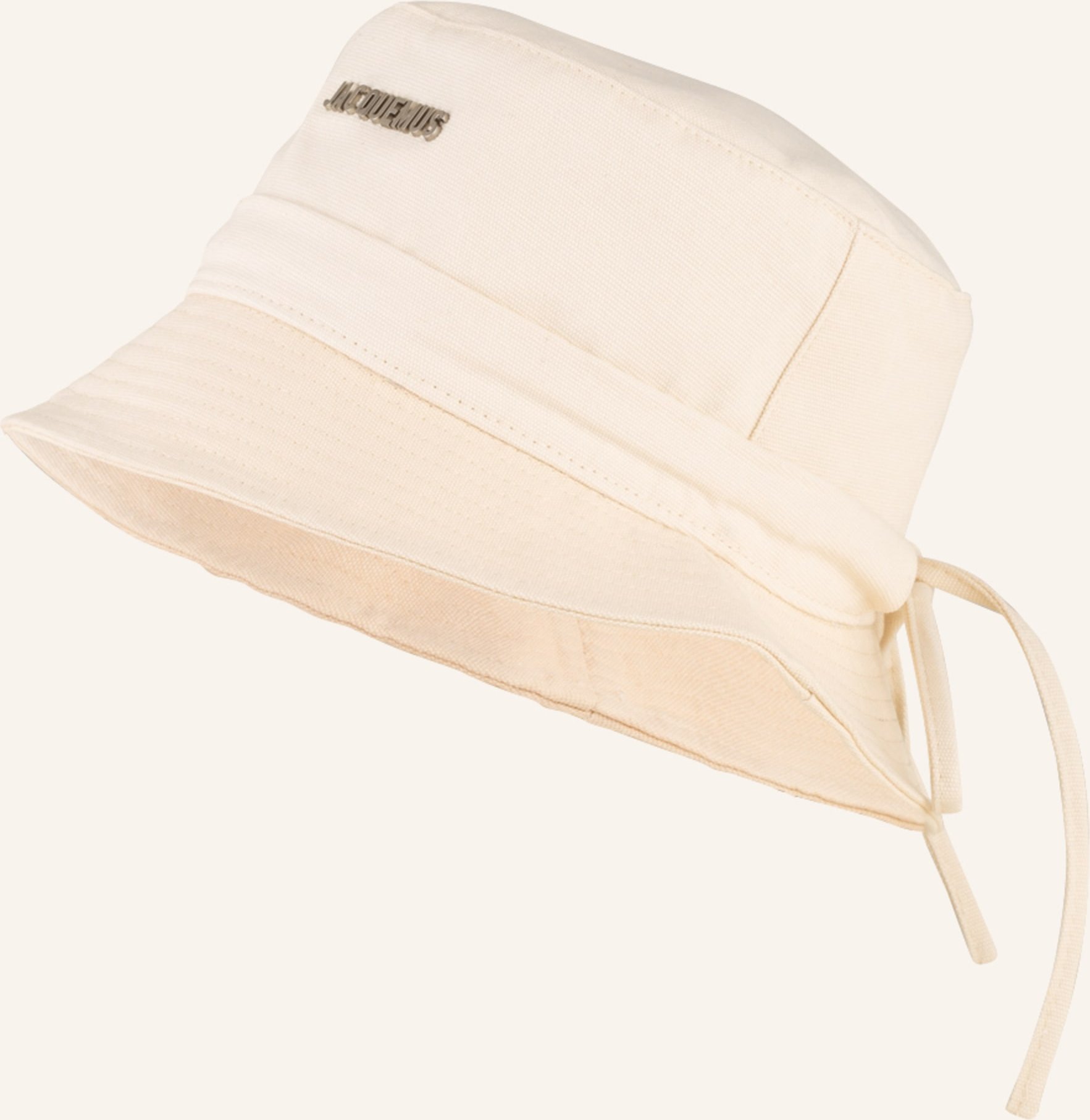 Jacquemus Bucket-Hat Le Bob Gadjo weiss