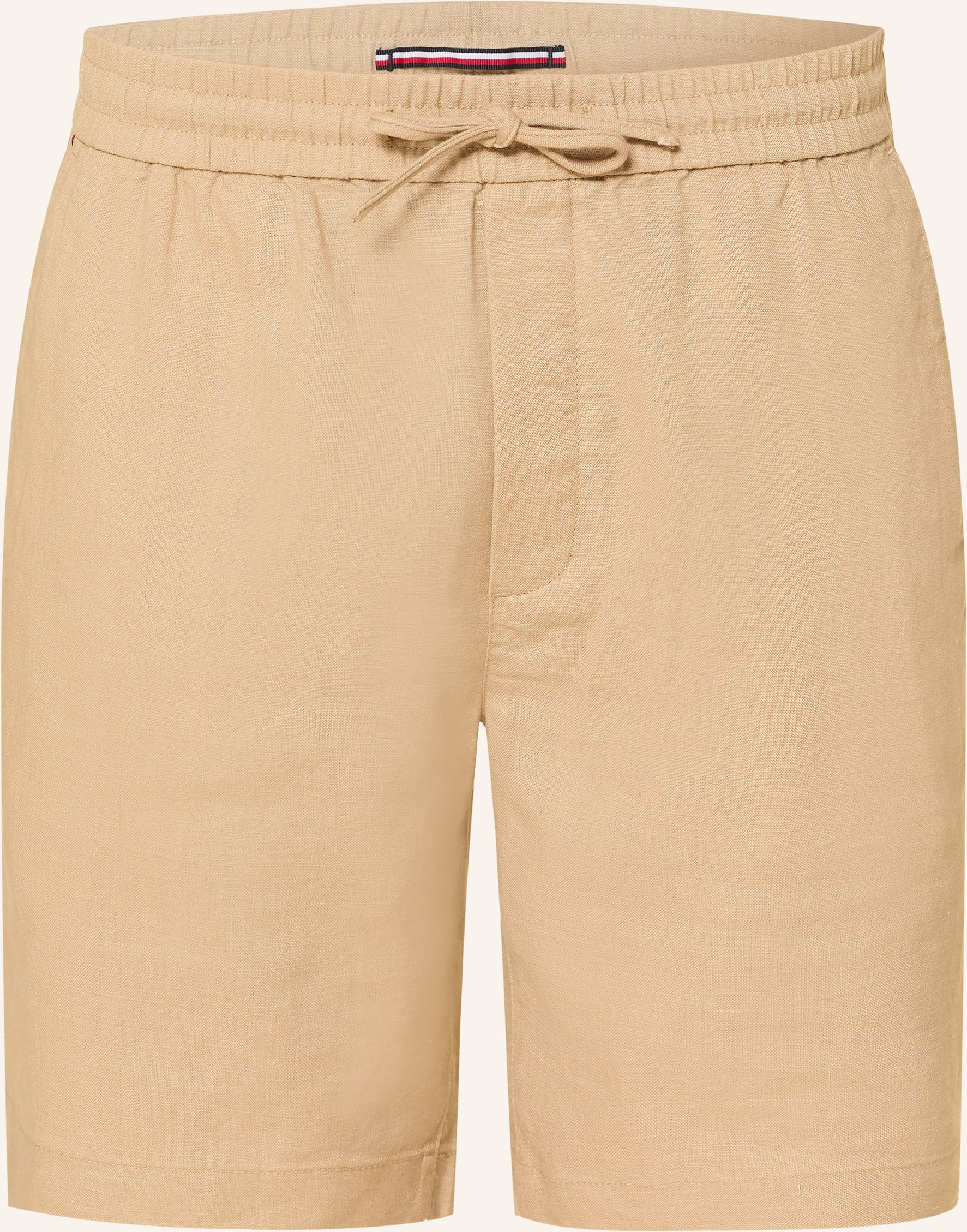 Tommy Hilfiger Leinenshorts Dover Regular Fit gruen