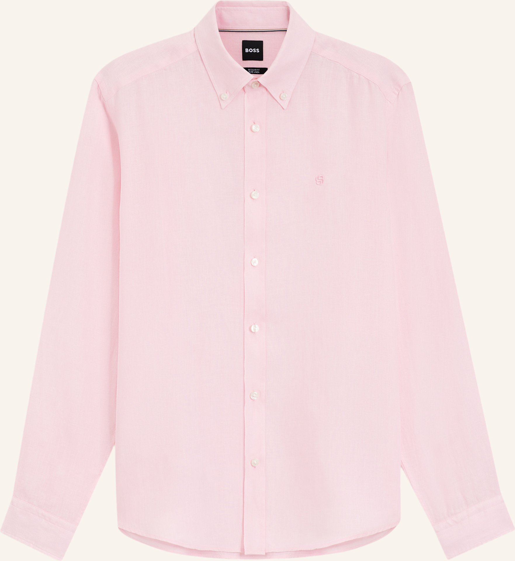 Boss Casual Hemd H-Liam-Bd-E-c1-261 Regular Fit rosa