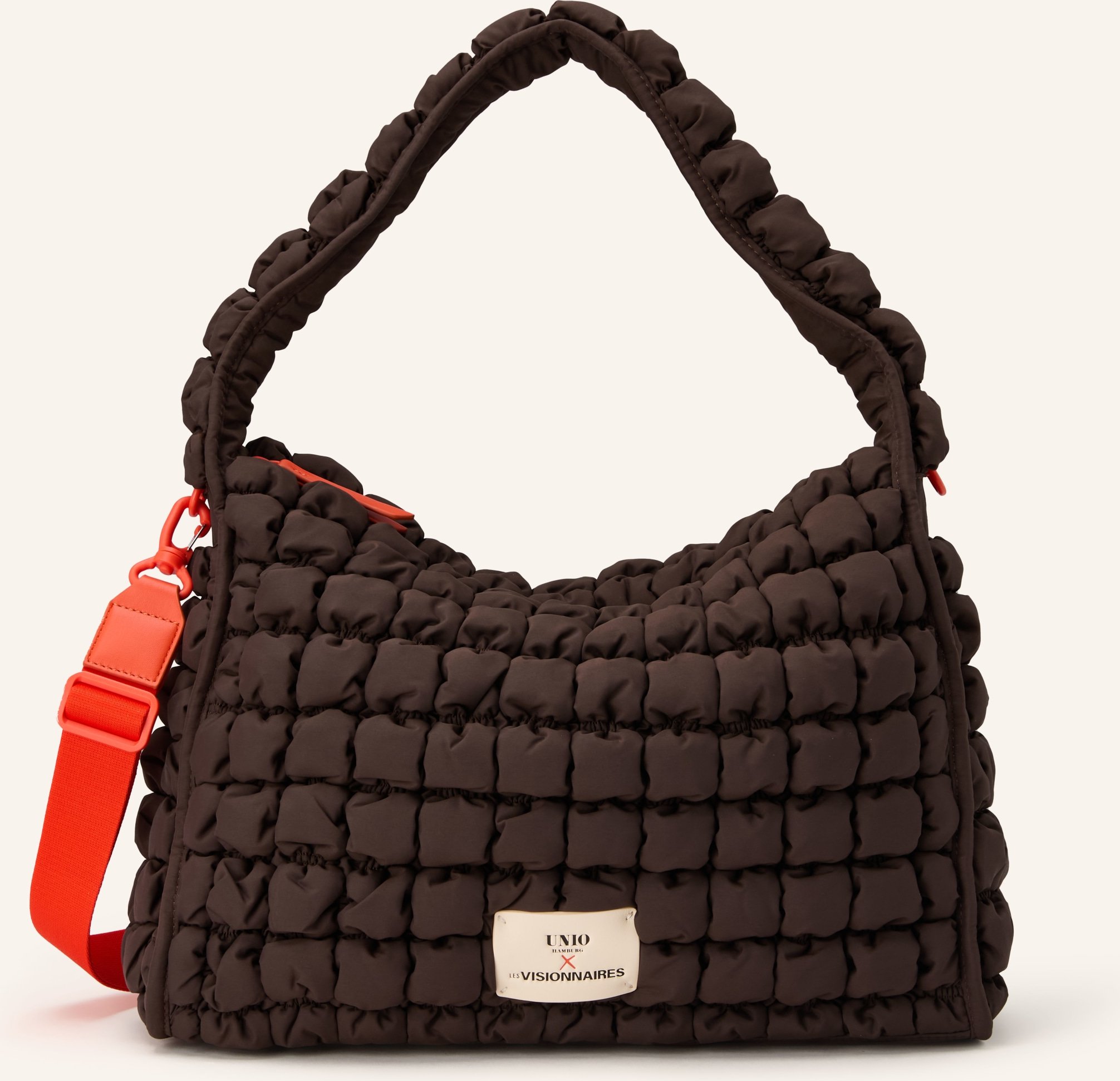 Unio Schultertasche Bubble braun