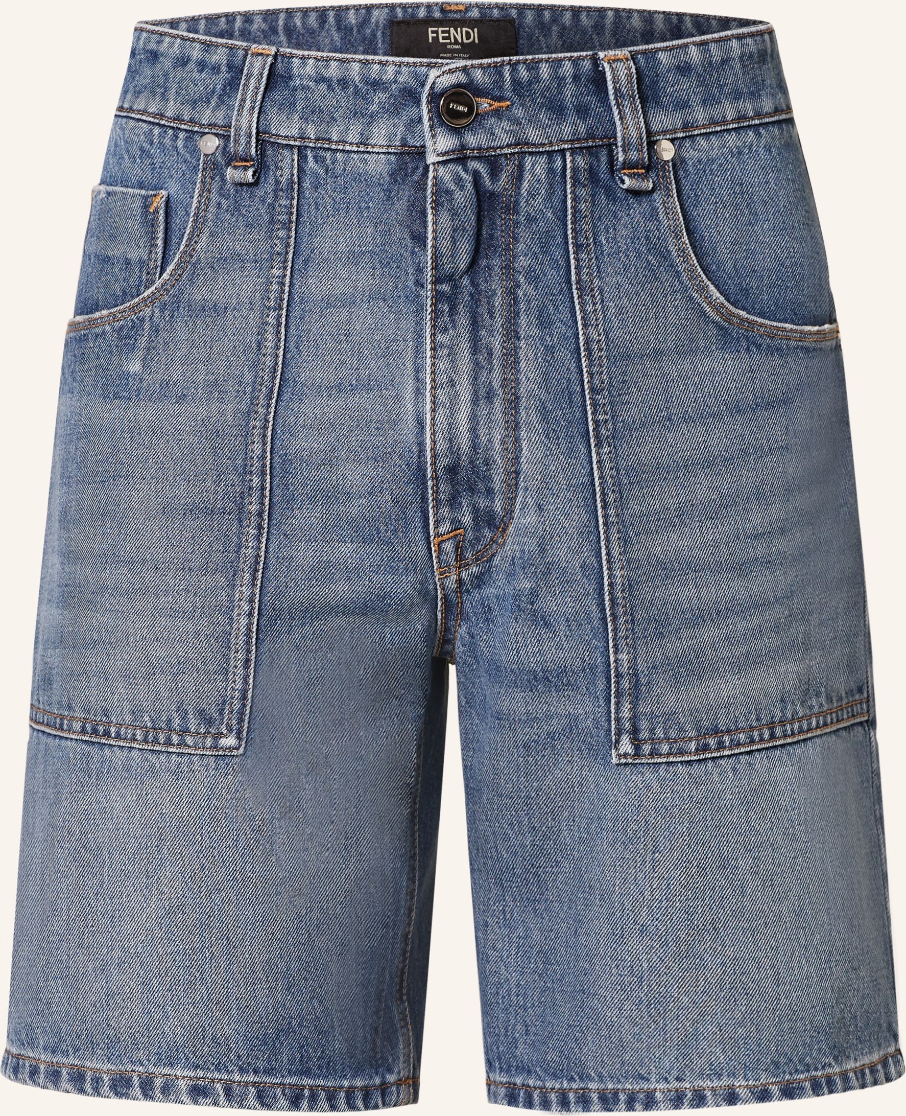 Fendi Jeansshorts blau