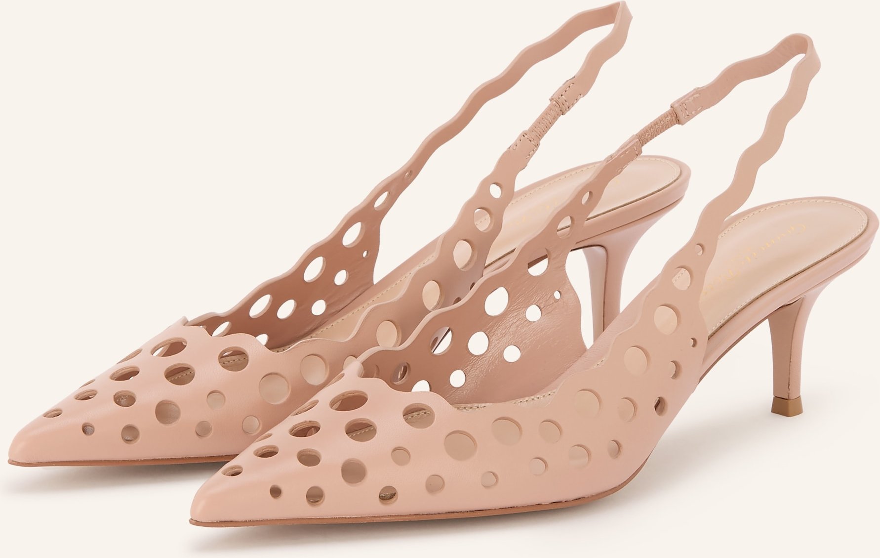 Gianvito Rossi Slingpumps Mit Cut-Outs rosa
