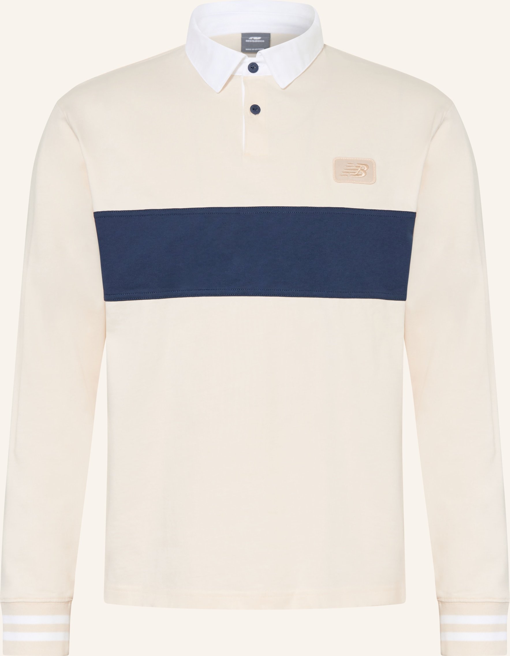 New Balance Rugbyshirt Relaxed Fit beige