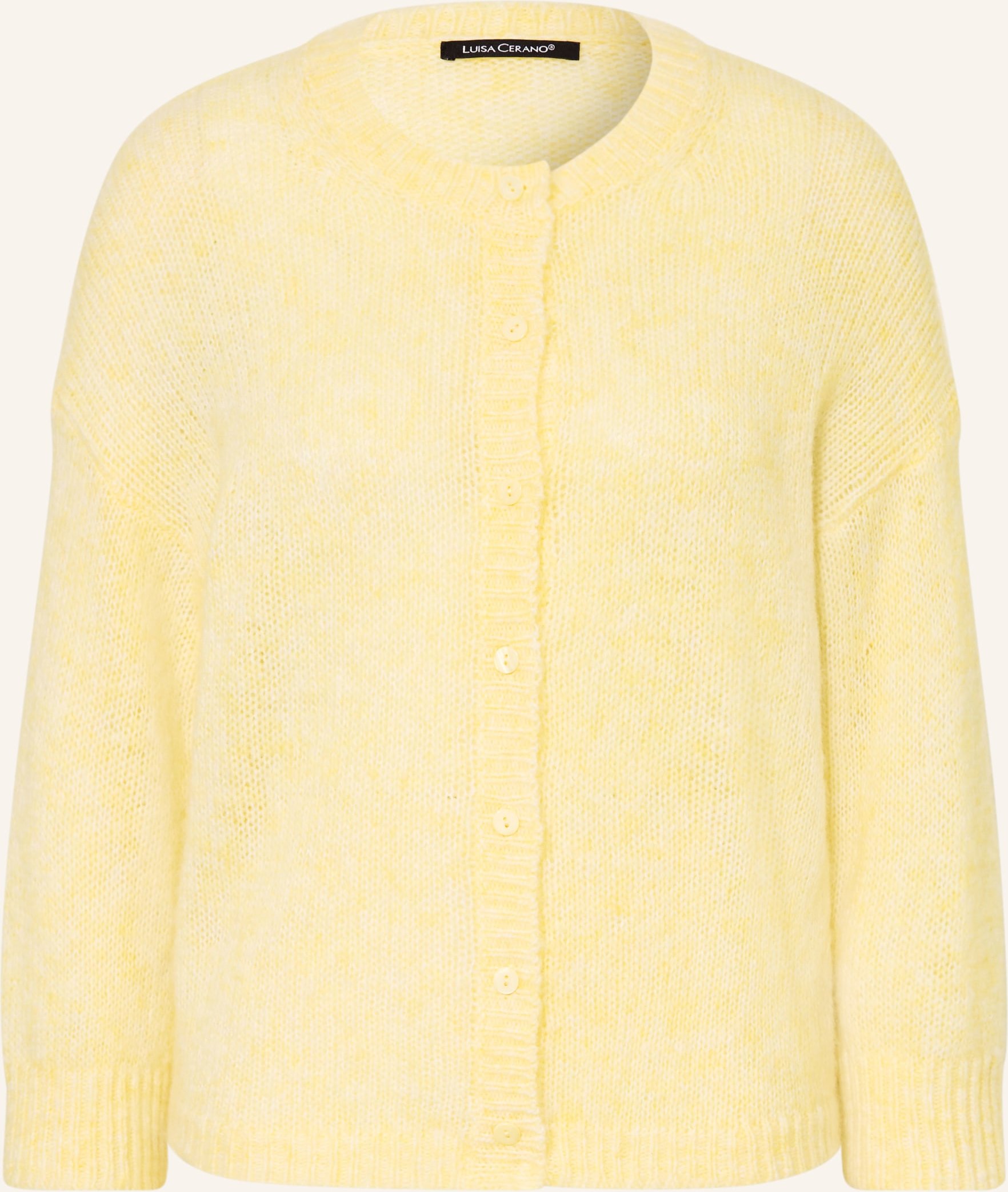 Luisa Cerano Strickjacke gelb
