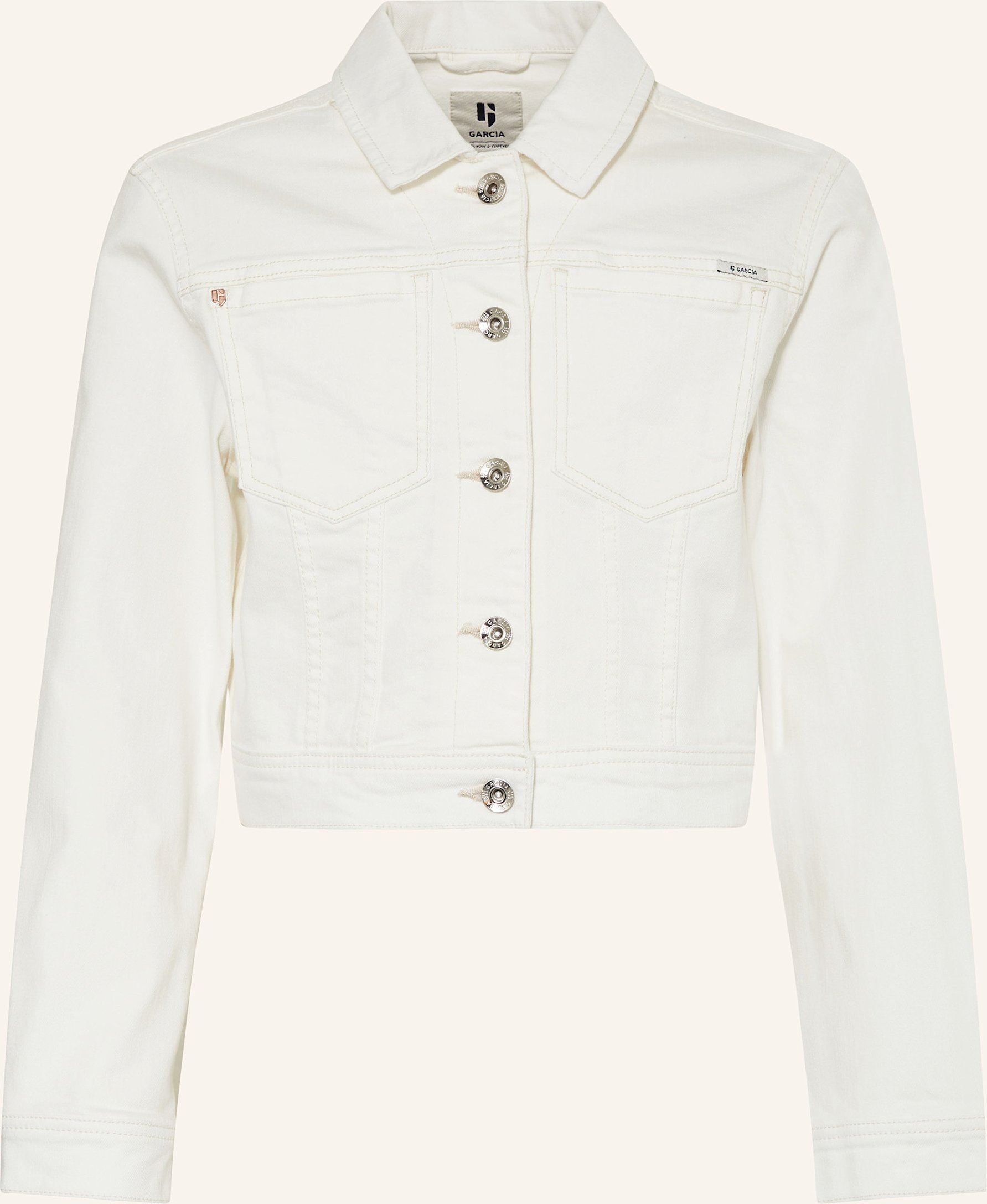 Garcia Jeansjacke weiss