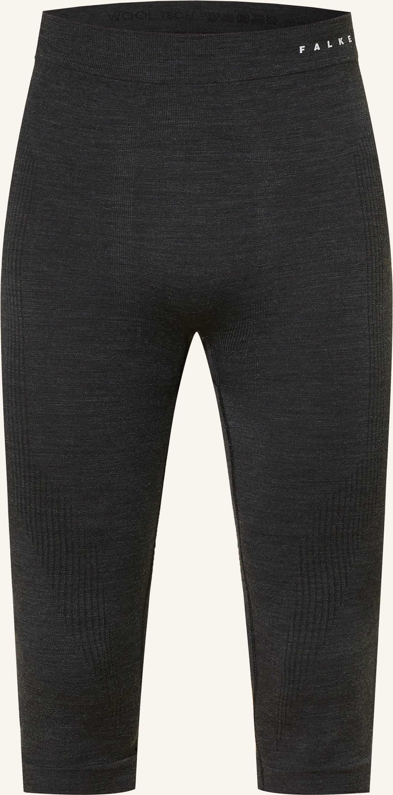Falke Funktionswäsche-Hose Wool-Tech Mit Verkürzter Beinlänge schwarz