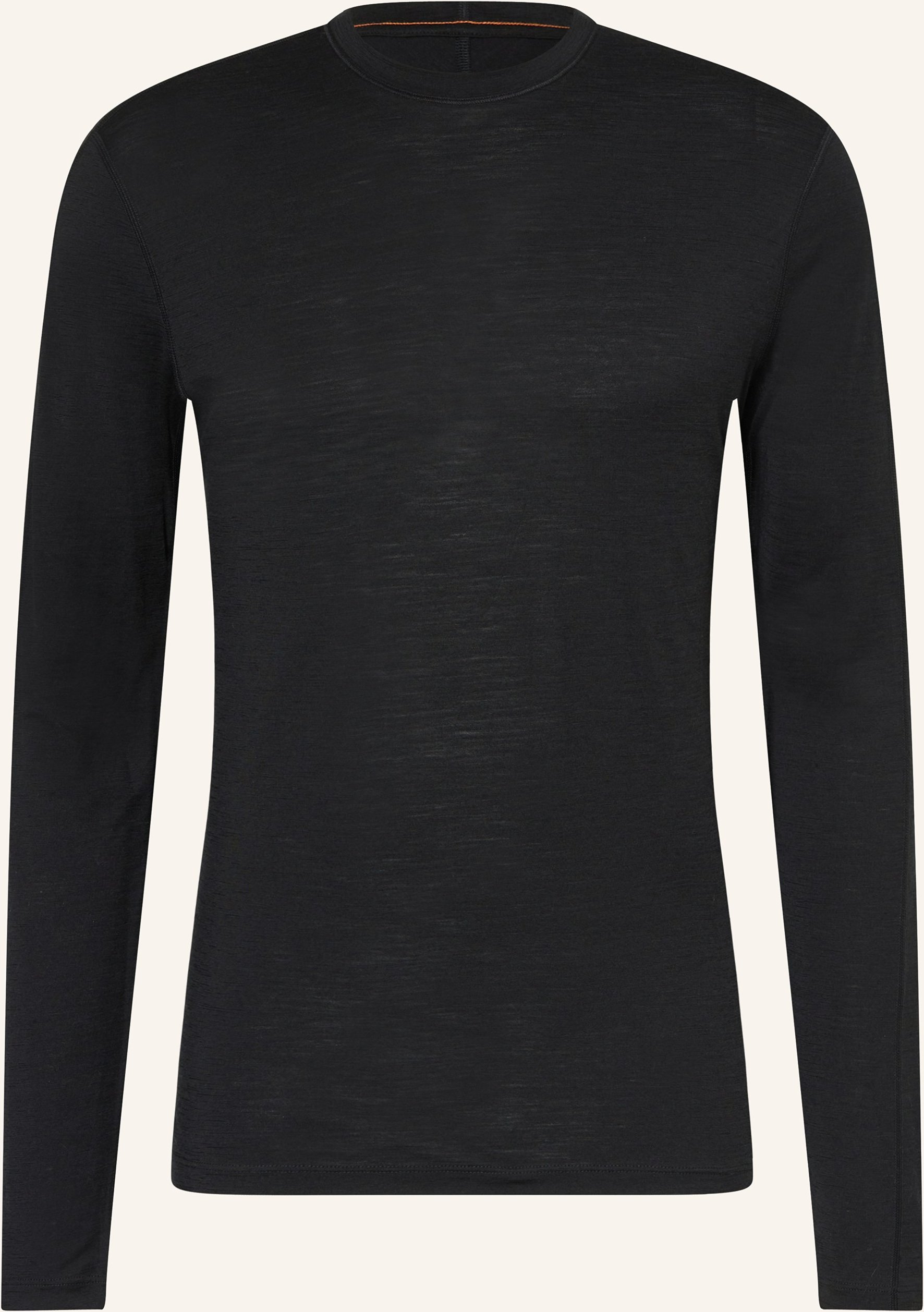 Icebreaker Funktionsshirt Aus Merinowolle schwarz