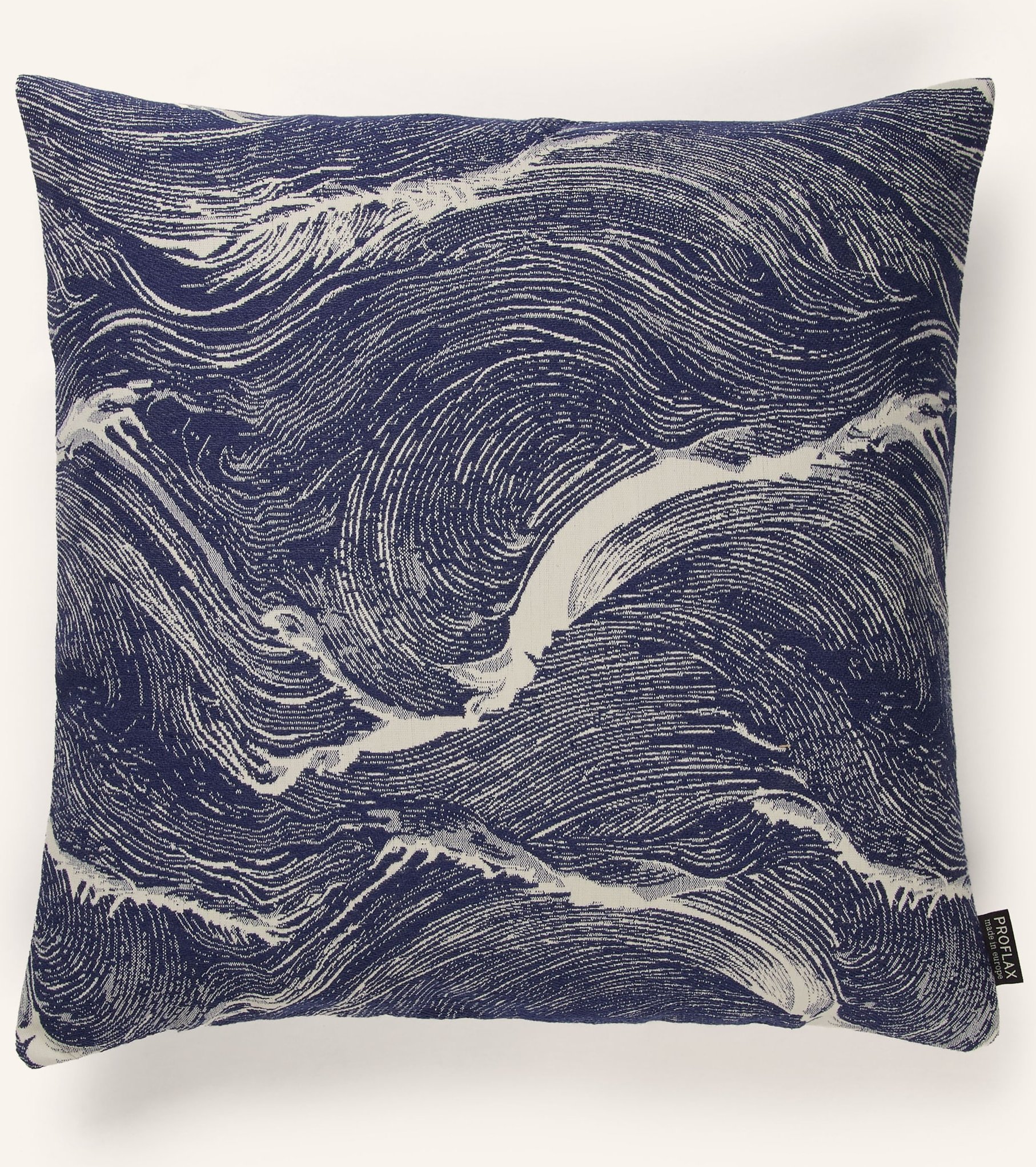 Proflax Dekokissenhülle Waves blau