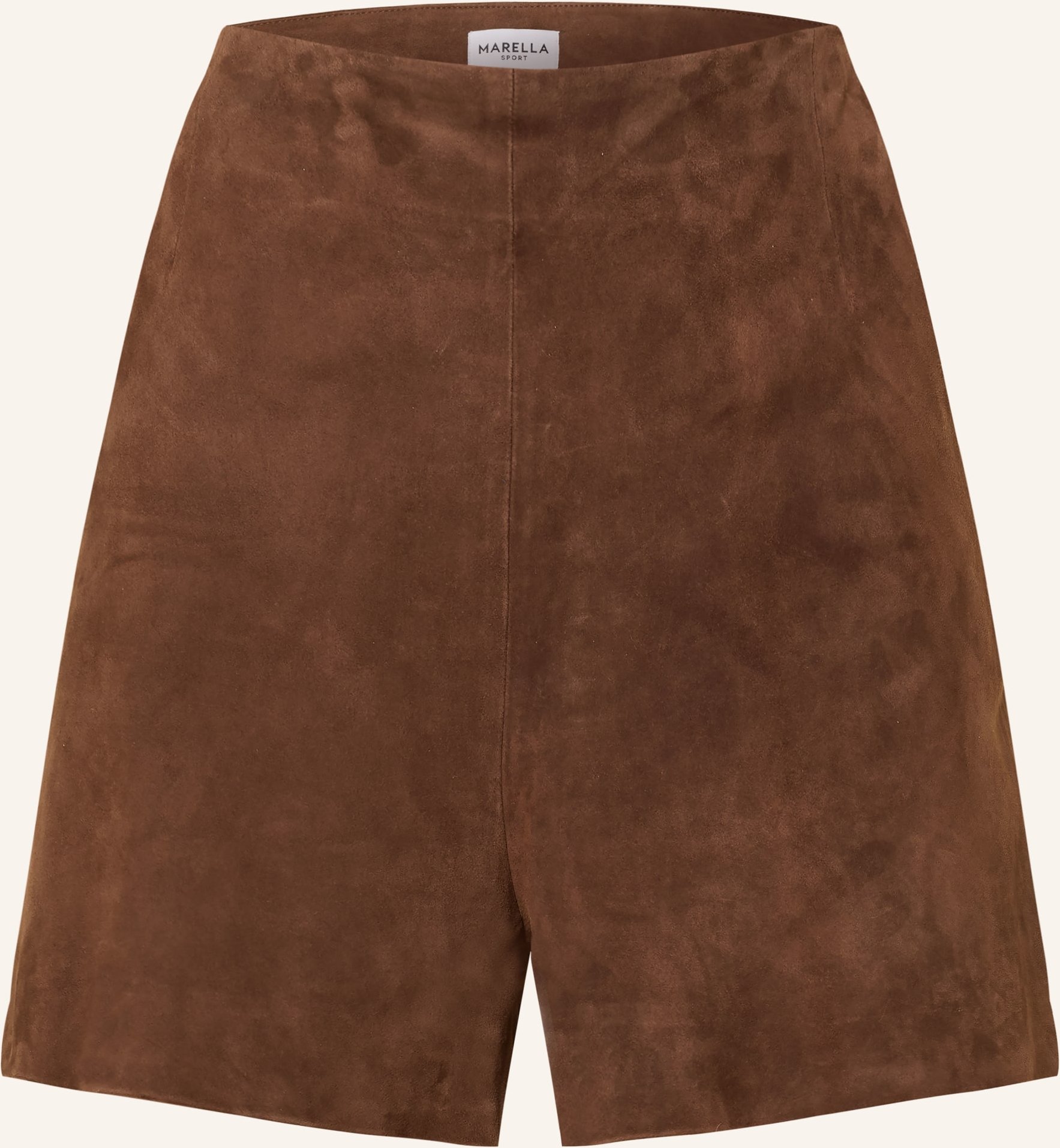 Marella Ledershorts Mlsspiga braun