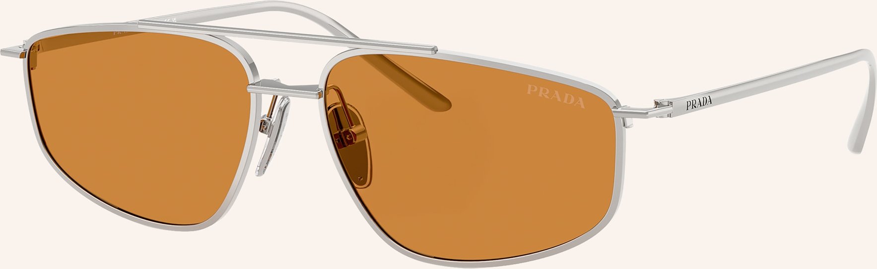 Prada Sonnenbrille Pr c51s silber