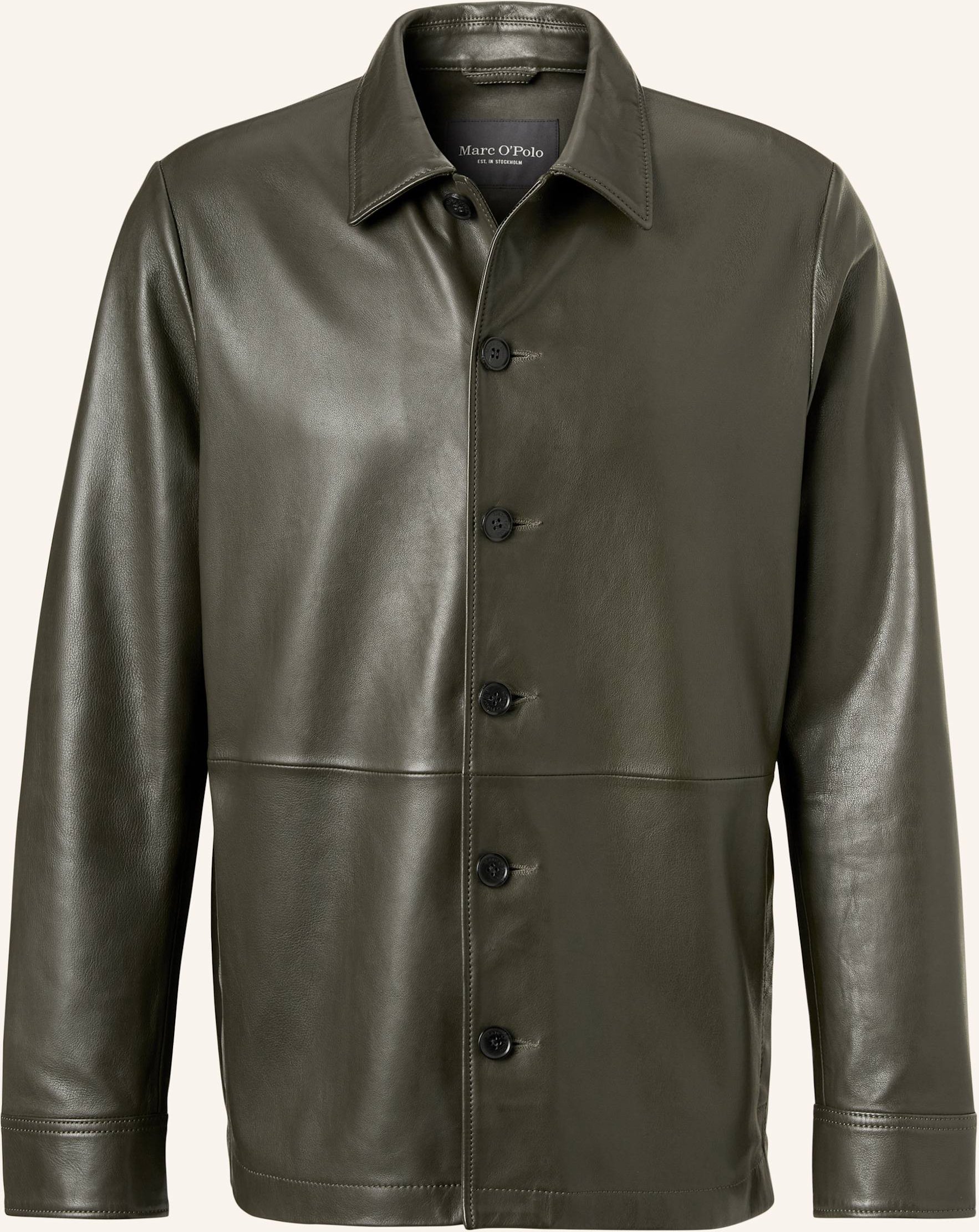 Marc O'polo Lederjacke braun