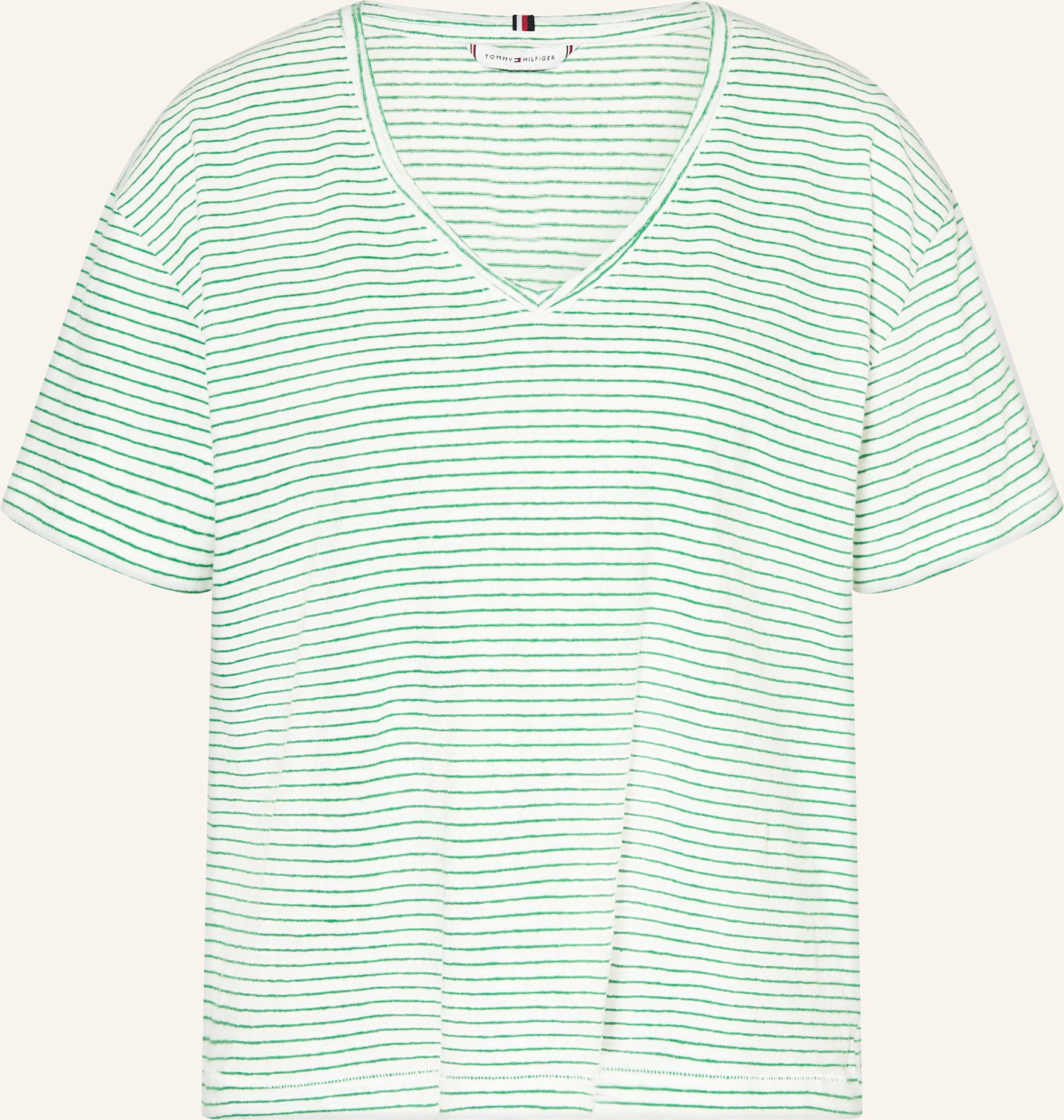 Tommy Hilfiger T-Shirt Mit Leinen weiss