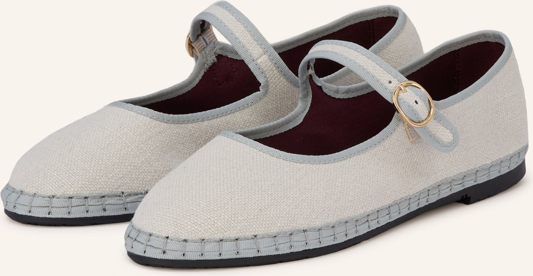 Flabelus Mary-Jane-Ballerinas Dalloway grau