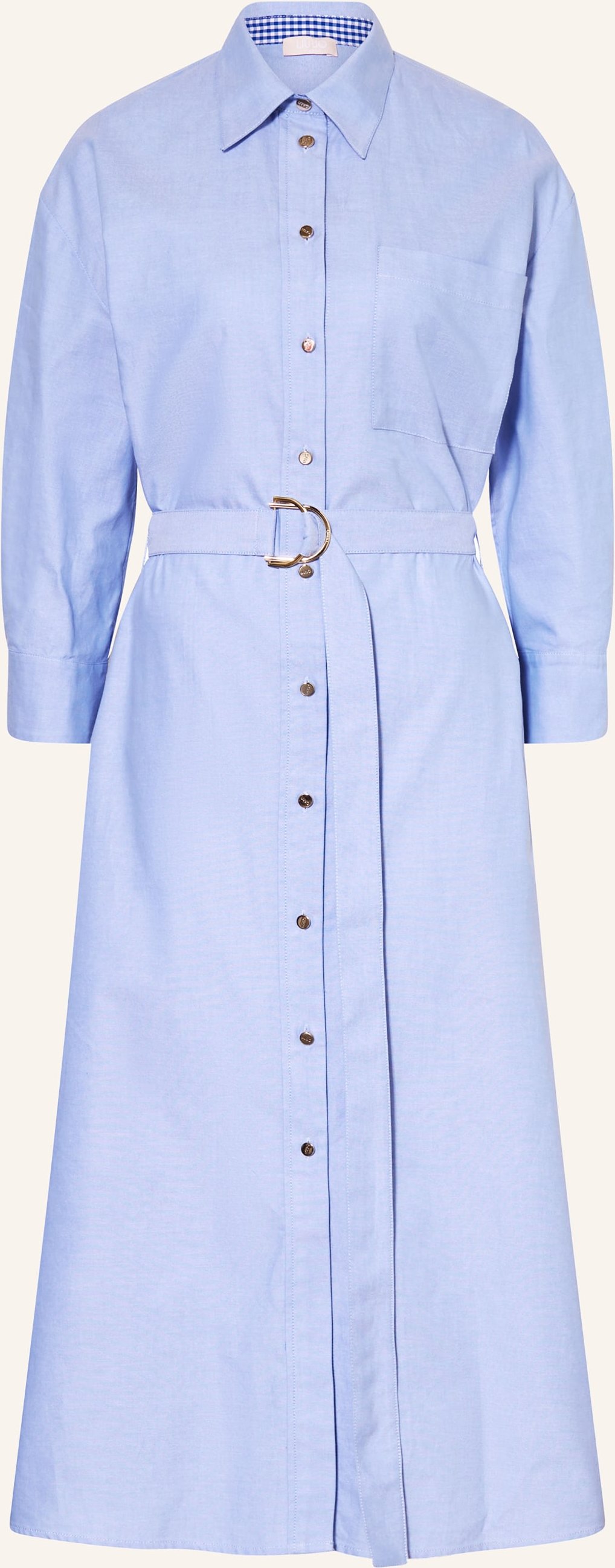 Liu Jo Hemdblusenkleid blau