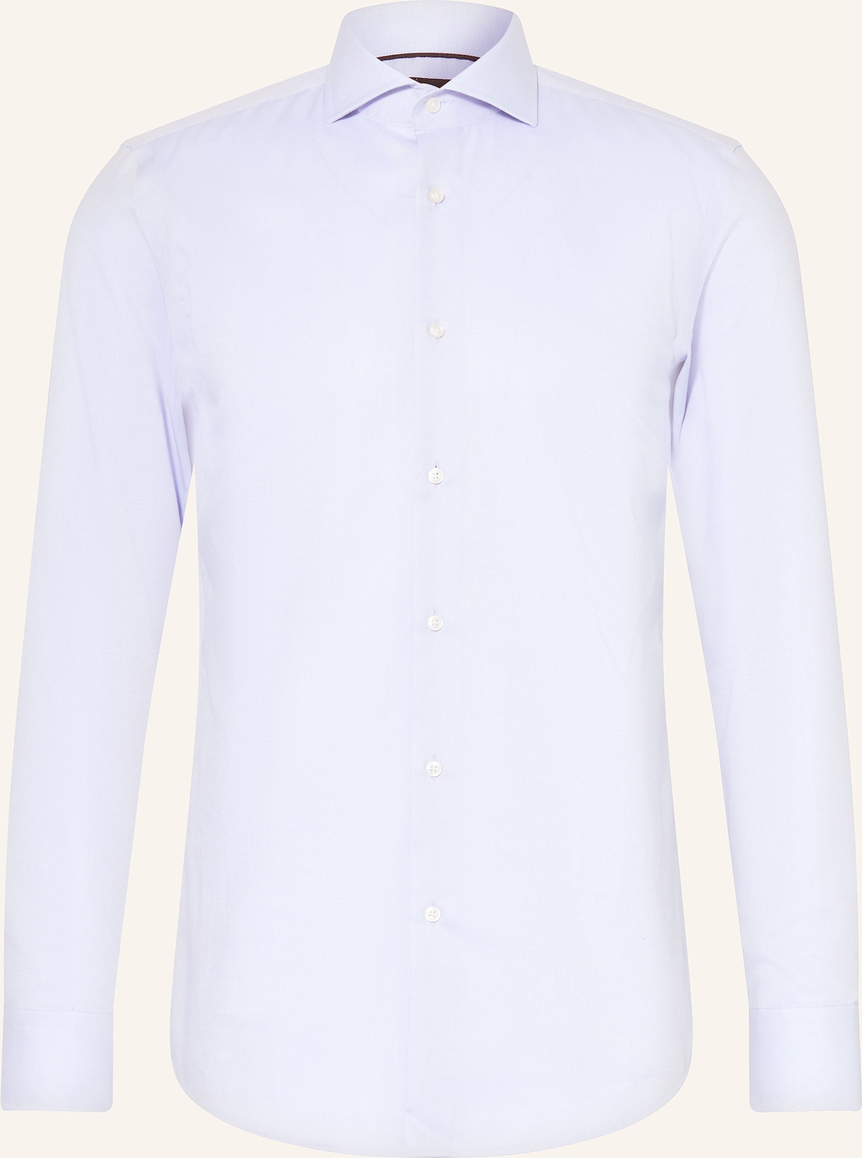 Boss Piqué-Hemd Hank Slim Fit blau