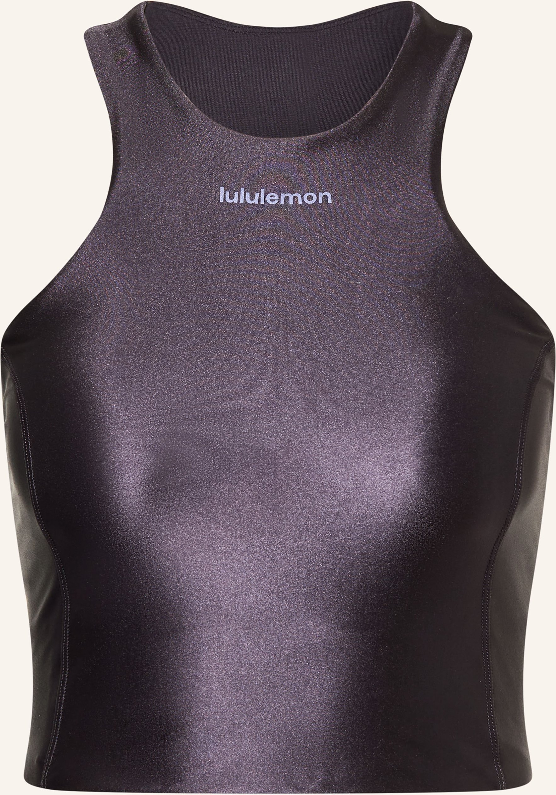 Lululemon Lauftop Satin Shine lila