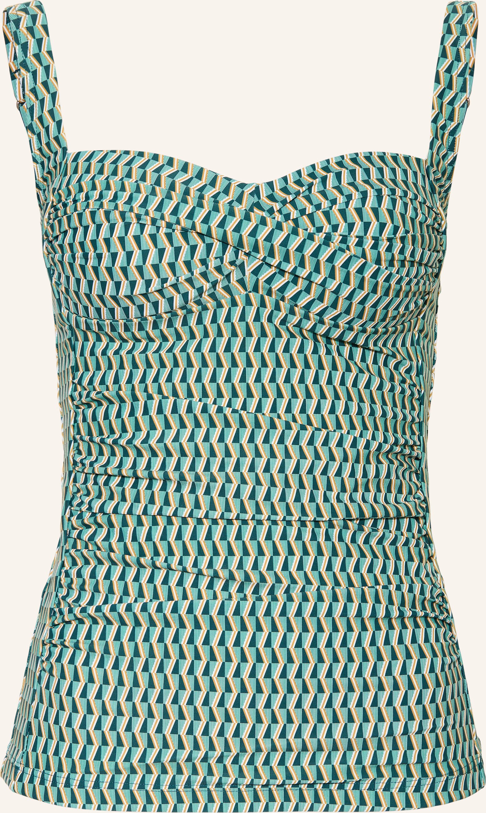 Cyell Tankini-Top Groovy Graphic gruen