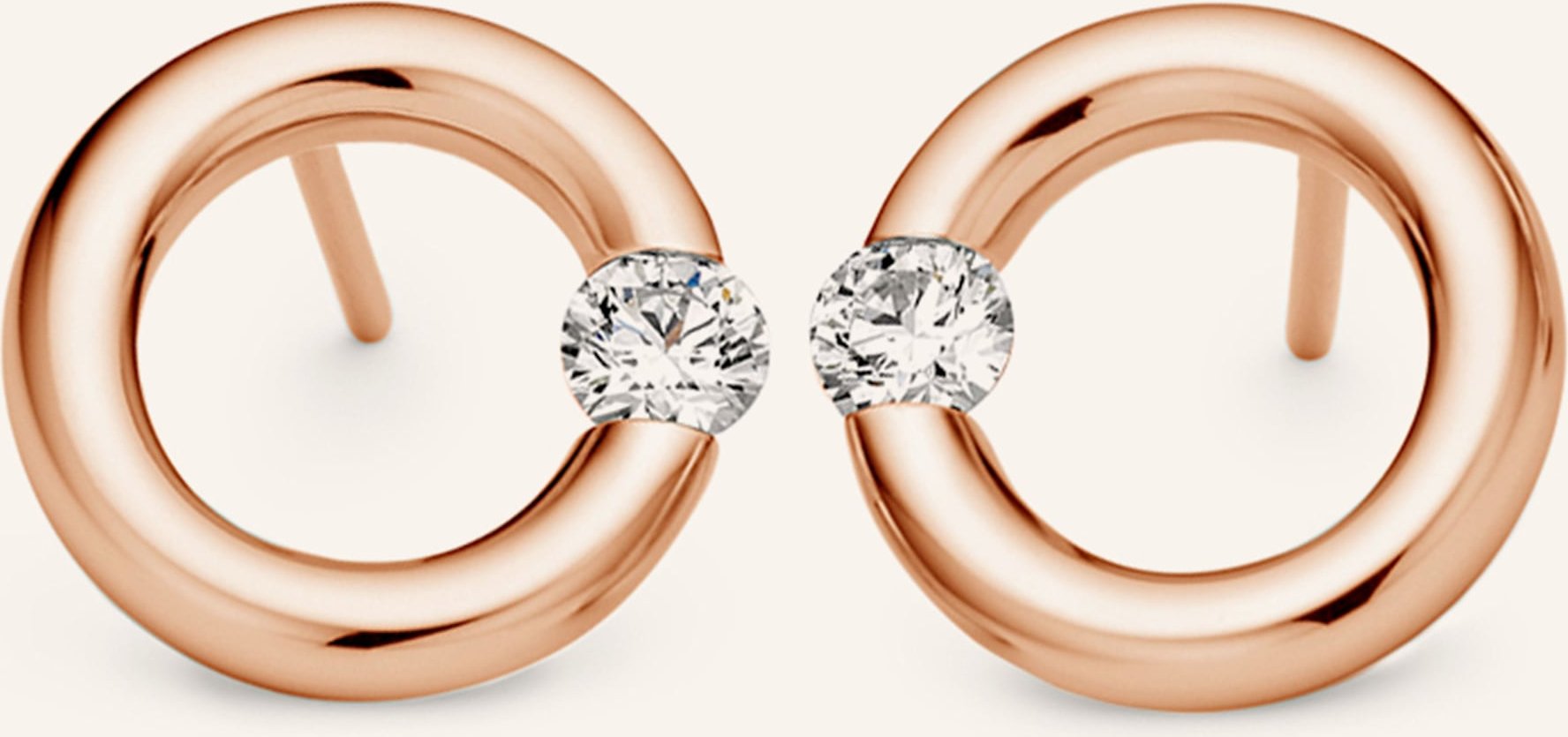 Niessing Ohrringe Spannring® rosegold