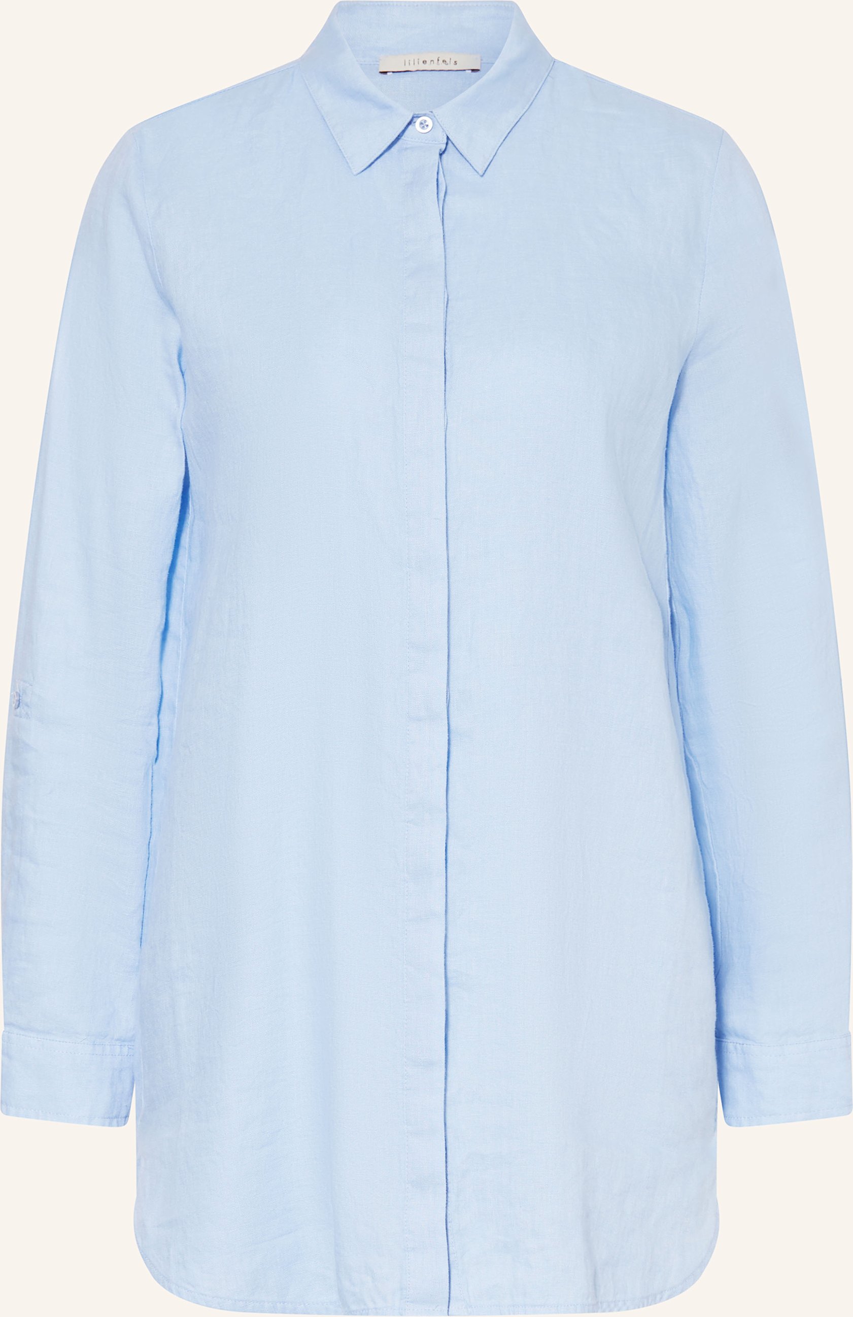 Lilienfels Hemdbluse Aus Leinen blau