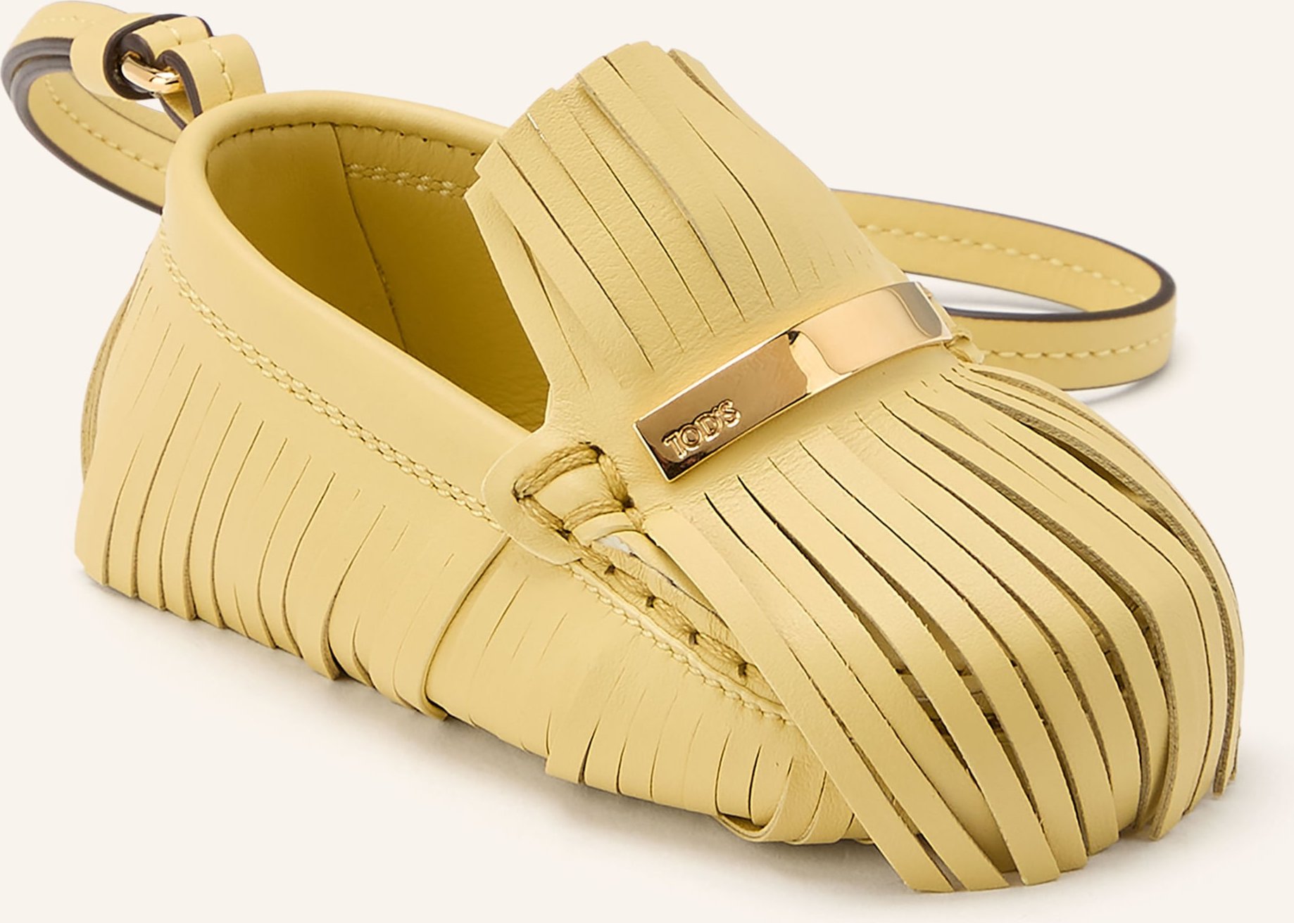 Tod's Taschenanhänger Gommino gelb