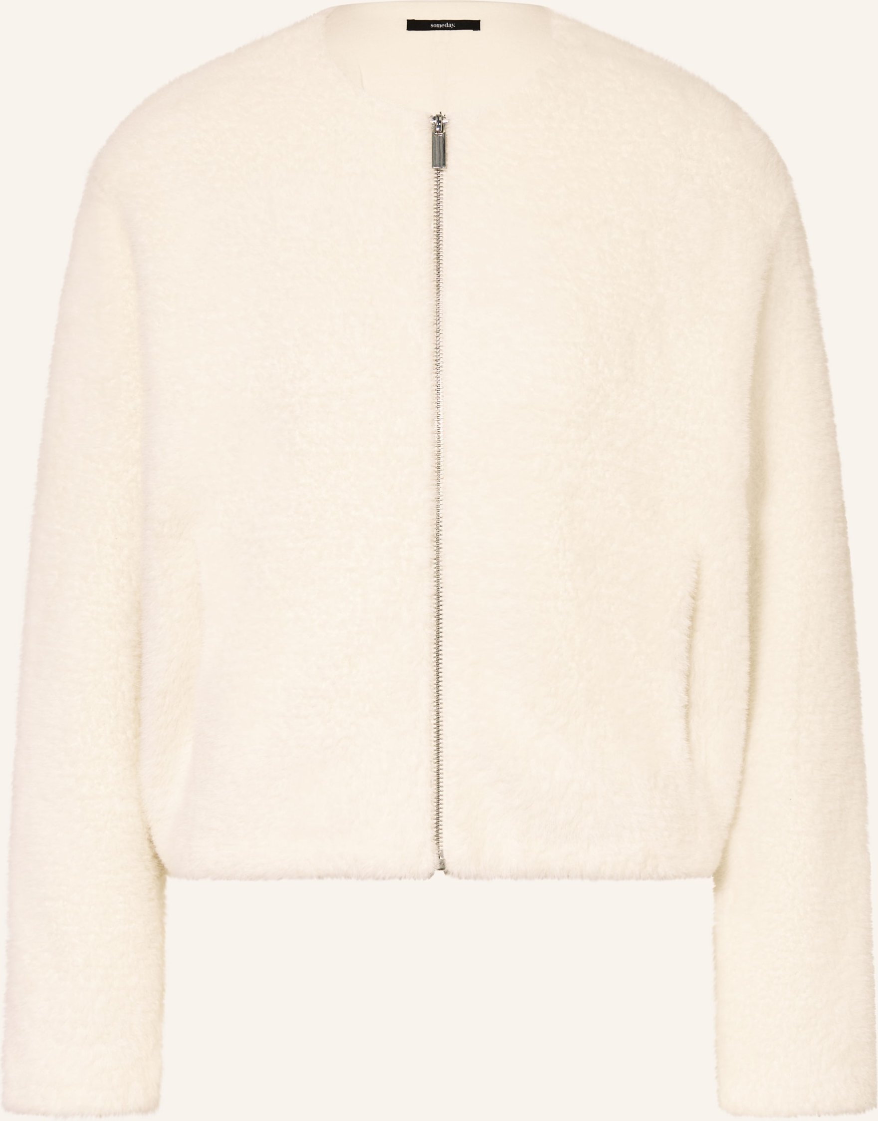 Someday Kunstfell-Jacke Umayan weiss