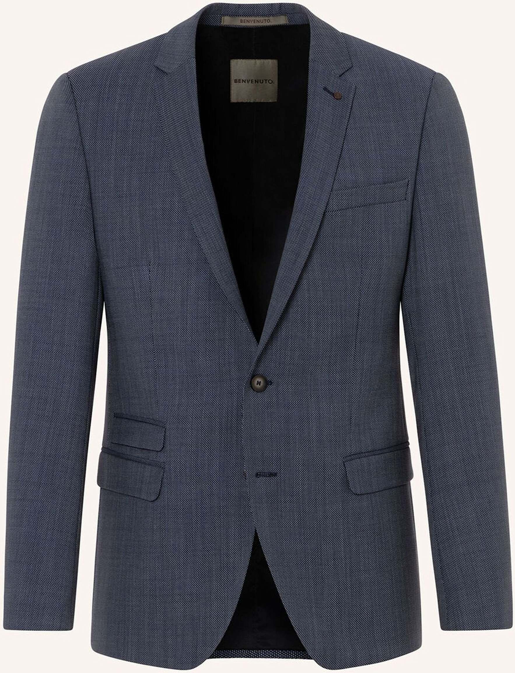 Benvenuto Anzugsakko Oscar Slim Fit blau