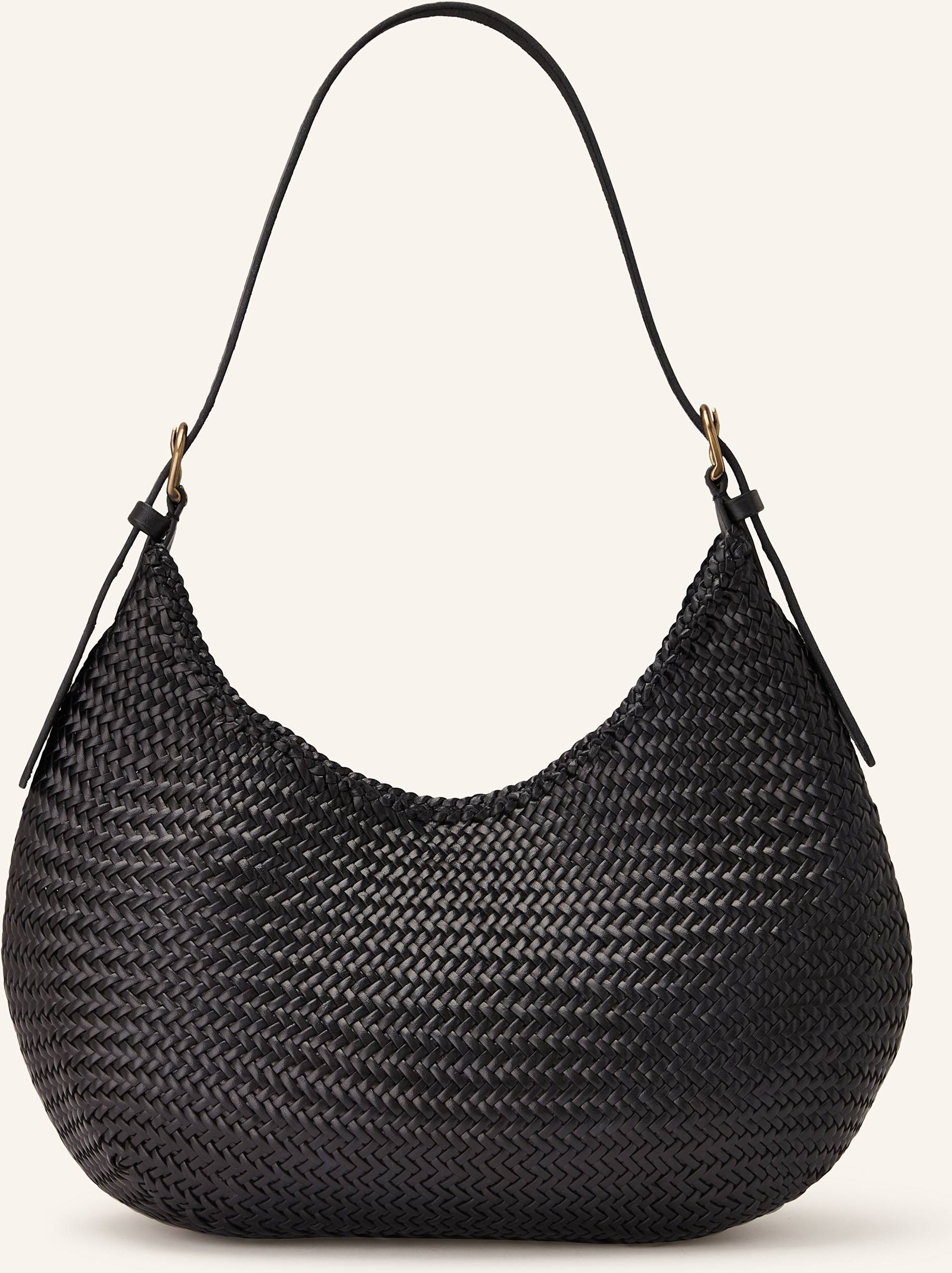 Dragon Diffusion Beuteltasche Luna Mezza Medium schwarz