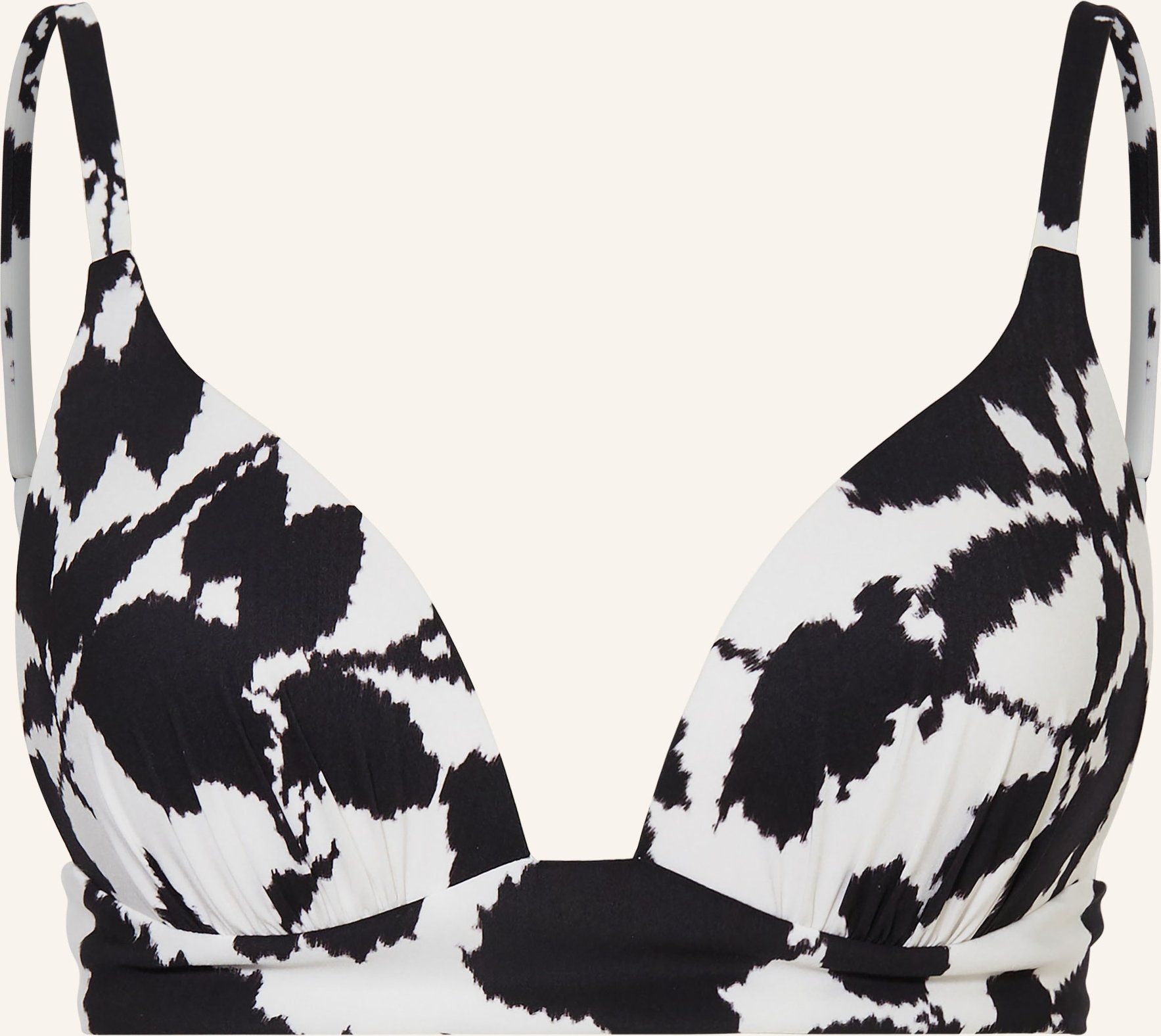 Maryan Mehlhorn Bralette-Bikini-Top Florascape schwarz