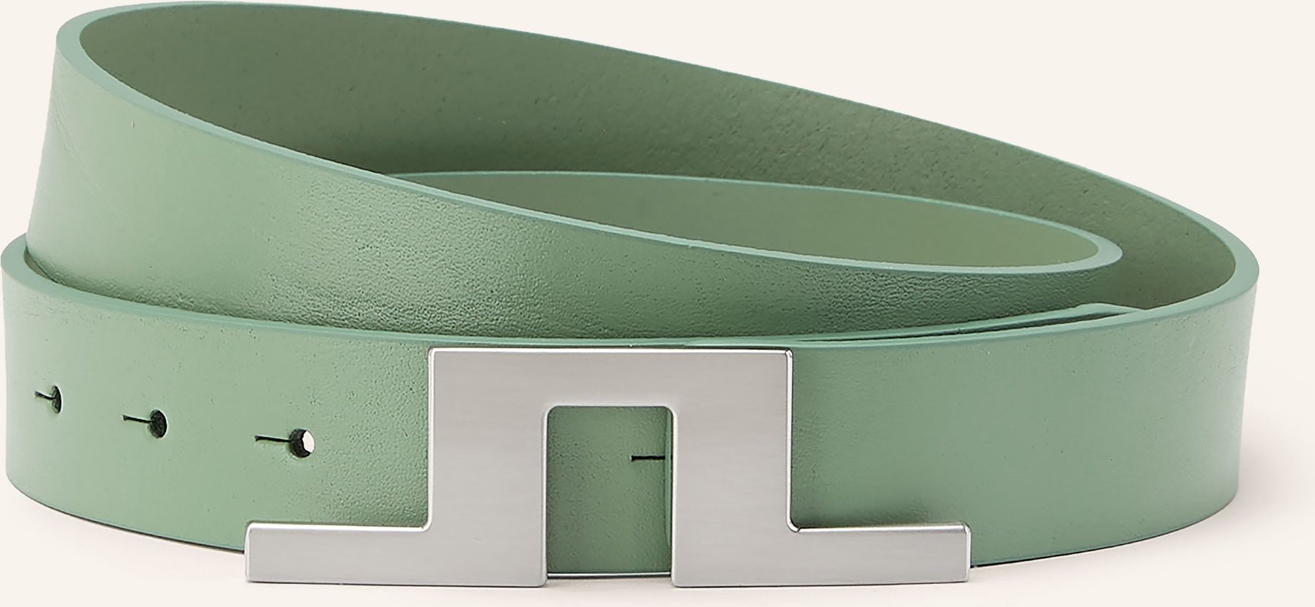 J.Lindeberg Ledergürtel gruen