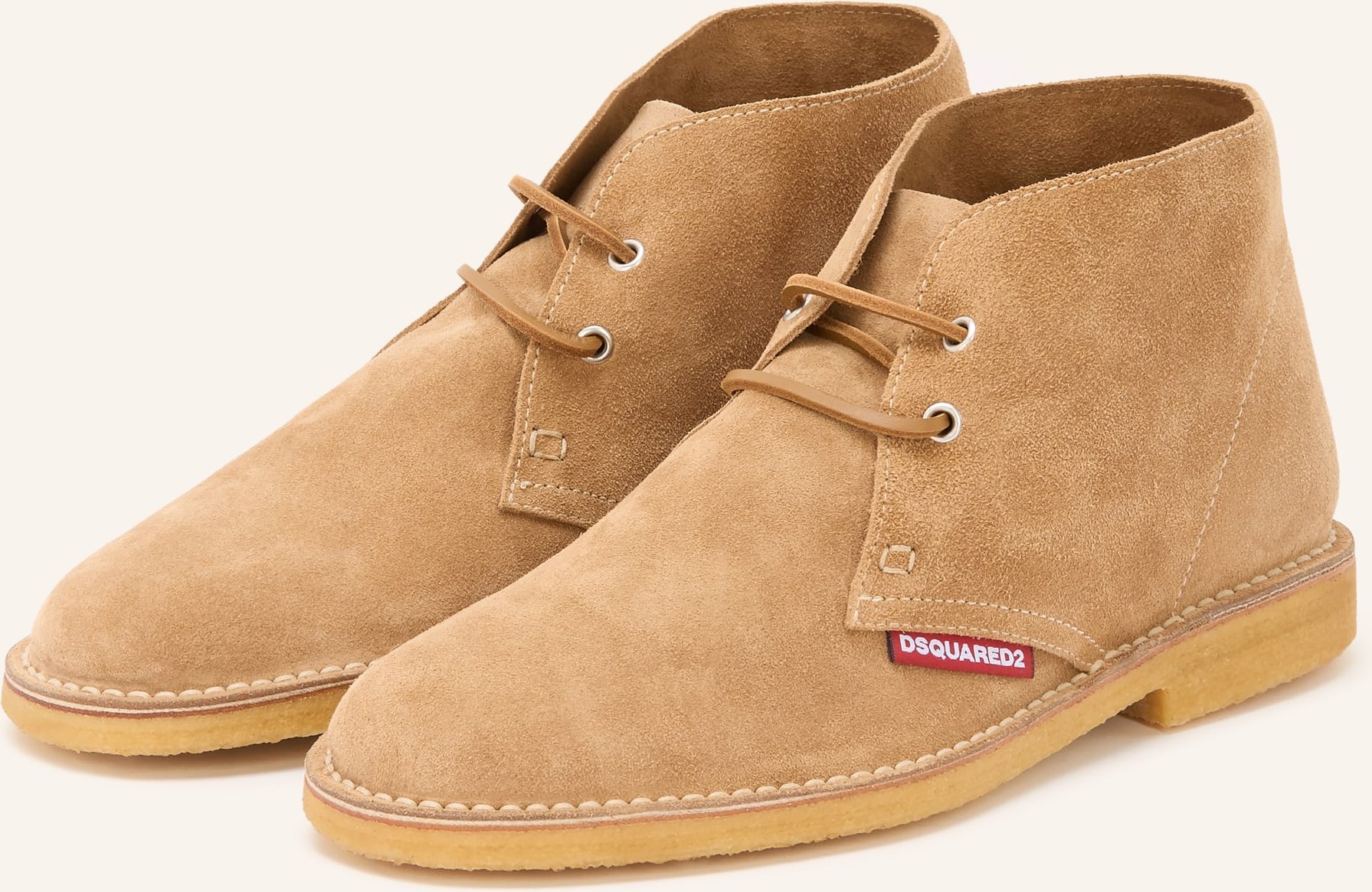 dsquared2 Desert Boots beige