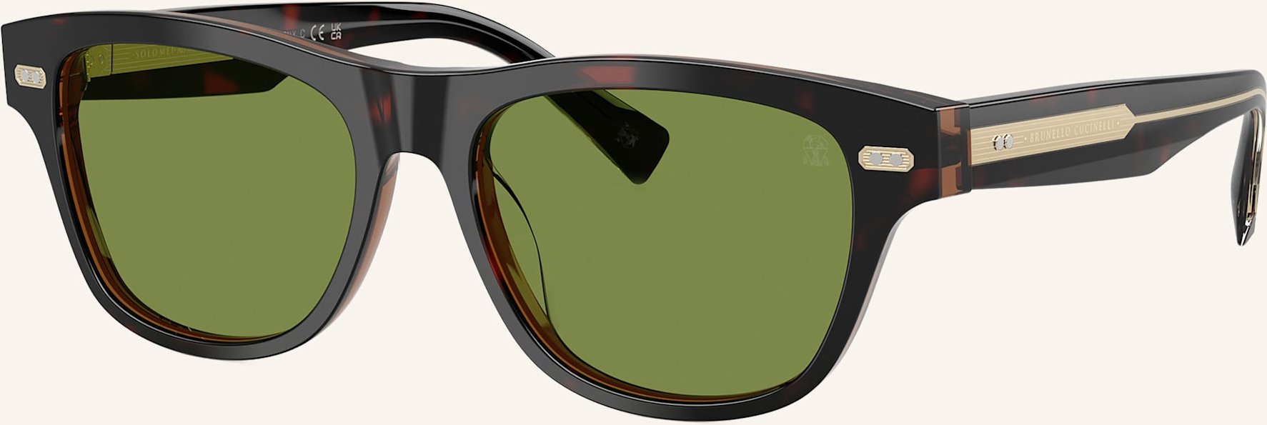 Brunello Cucinelli Sonnenbrille bc3005s braun