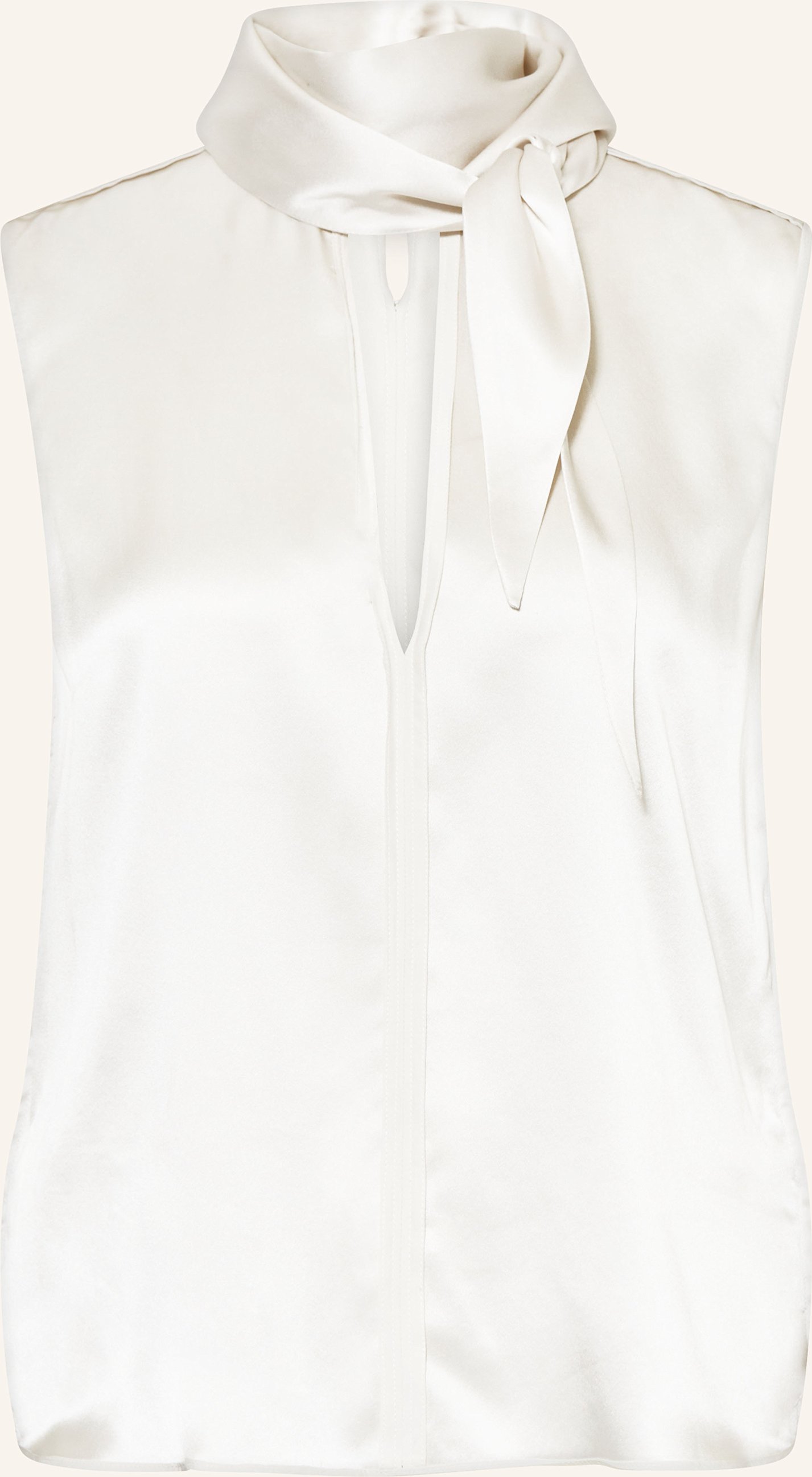 Thumbnail - Dorothee Schumacher Blusentop Sense Of Shine Aus Seide weiss