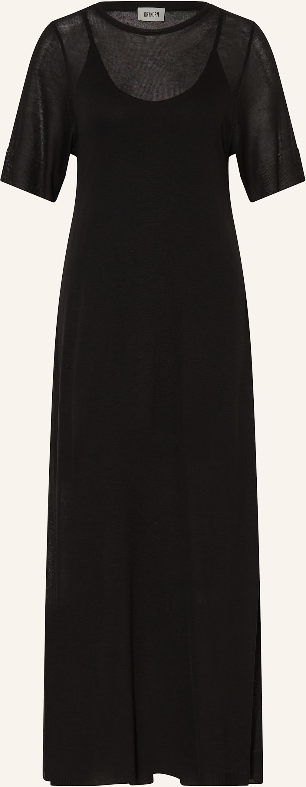 Drykorn Strickkleid Lovim schwarz