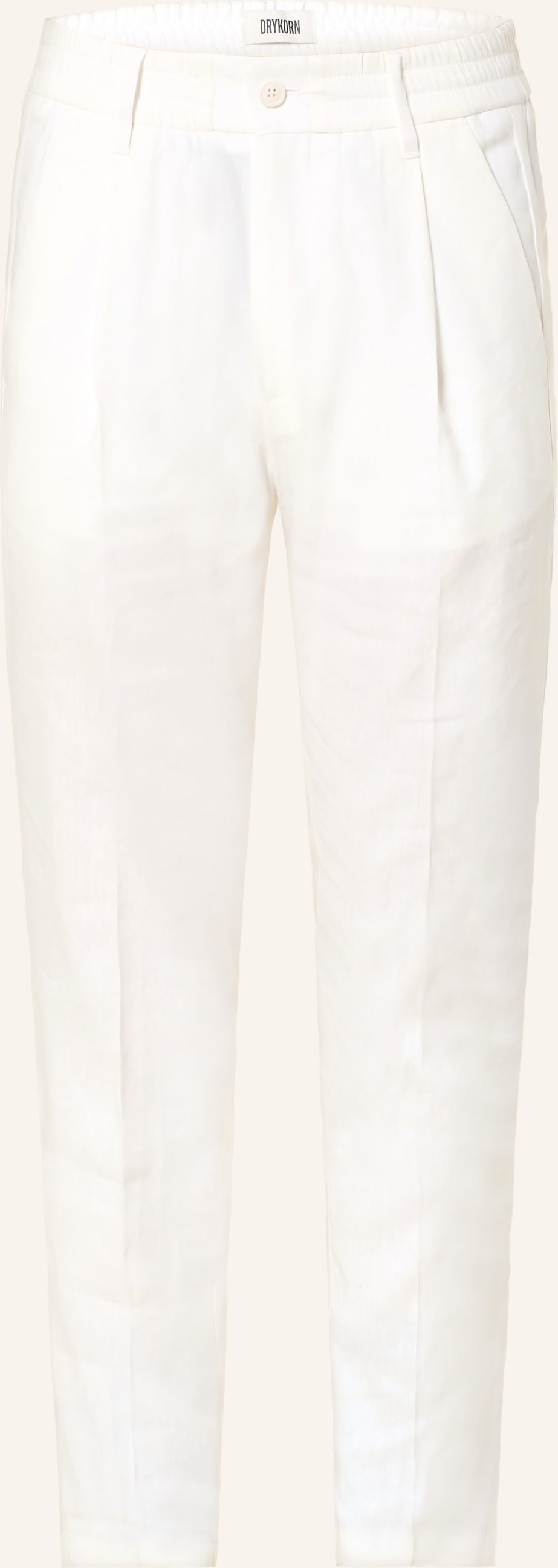 Drykorn Anzughose Chasy Extra Slim Fit Mit Leinen beige