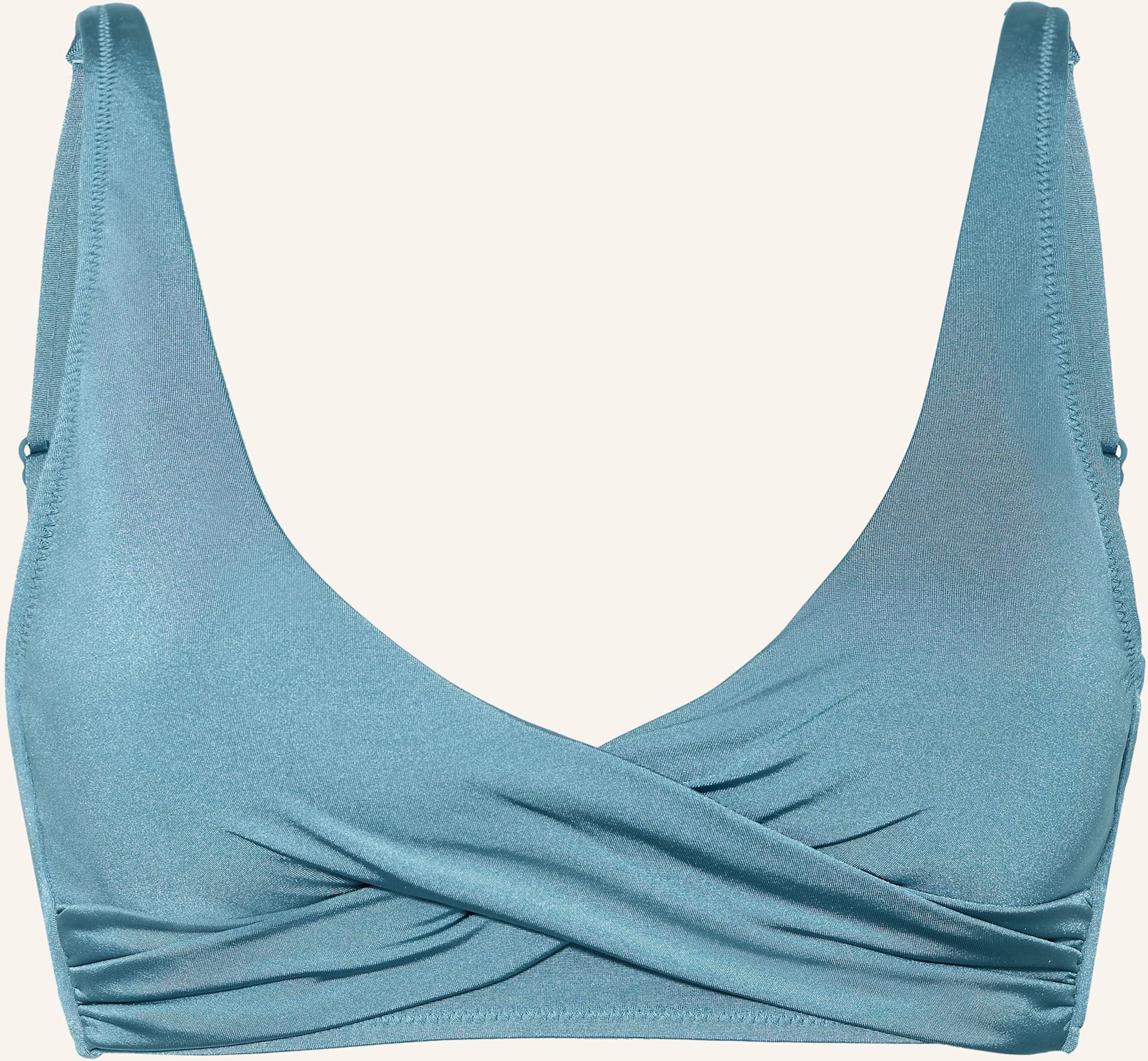 Watercult Bralette-Bikini-Top Shimmering Solids blau