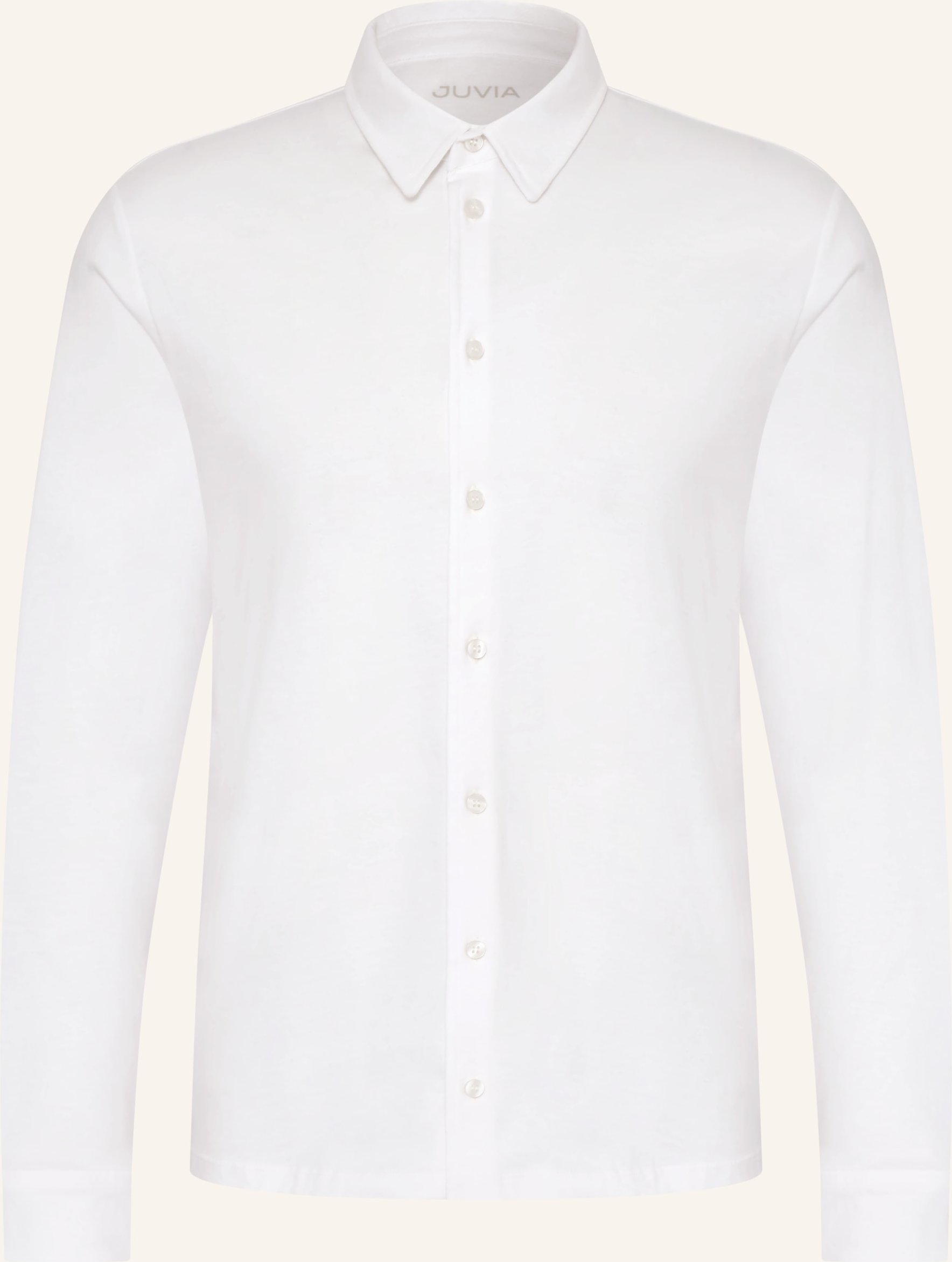 Juvia Jerseyhemd Koa Regular Fit weiss