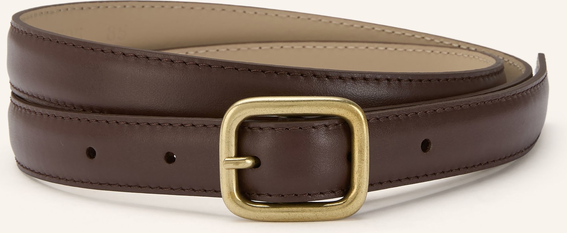 Windsor. Ledergürtel Mit Abnehmbarem Münzetui braun