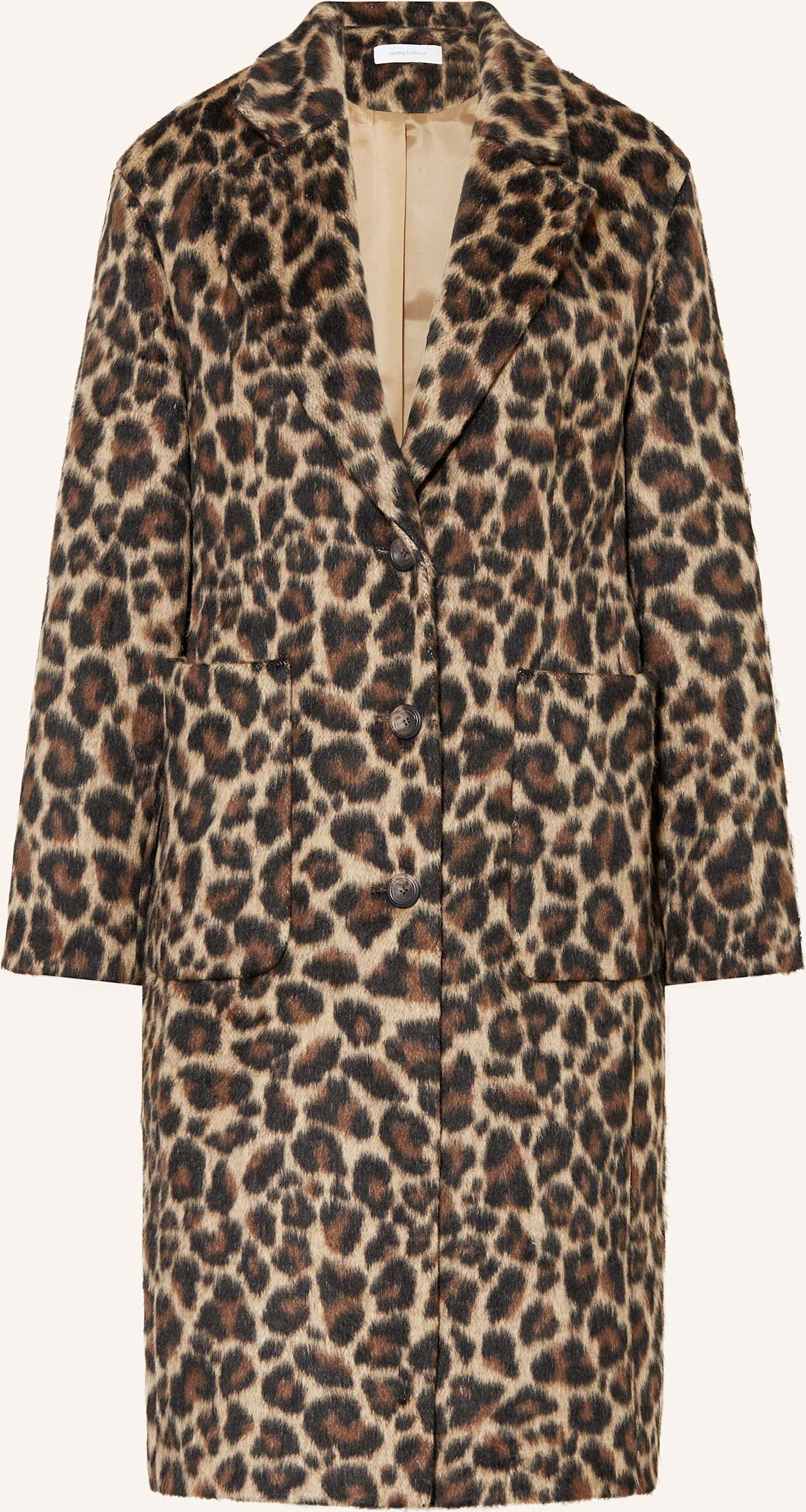 Darling Harbour Kunstfell-Mantel braun