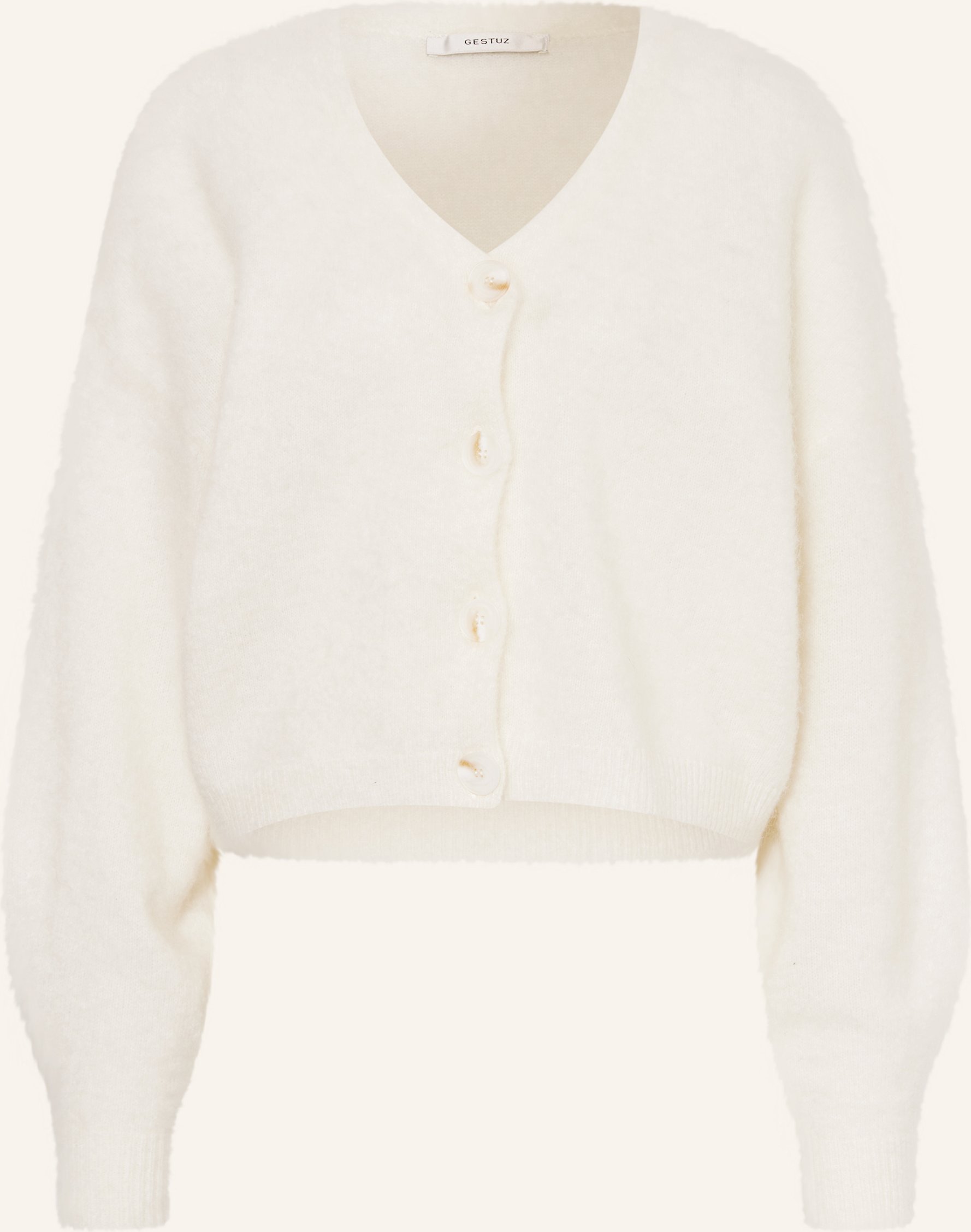 Thumbnail - Gestuz Strickjacke Gzdebbie Mit Mohair weiss
