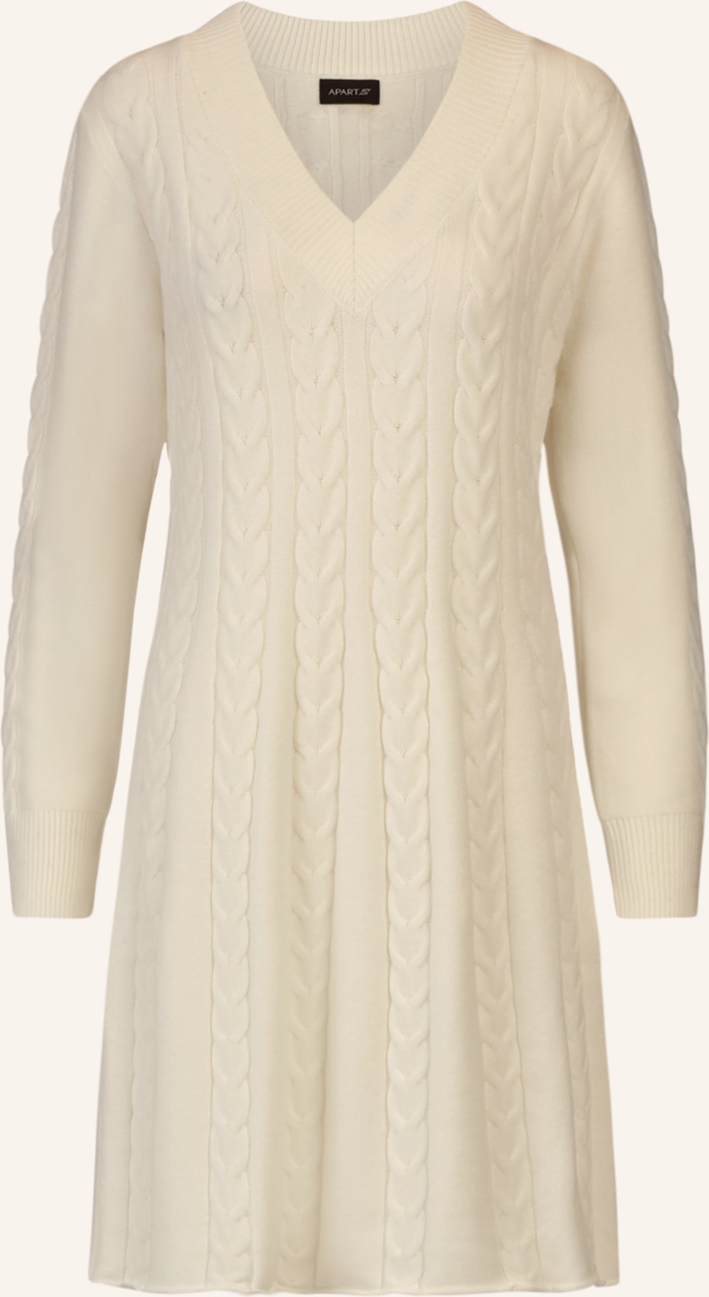 Apart Strickkleid weiss